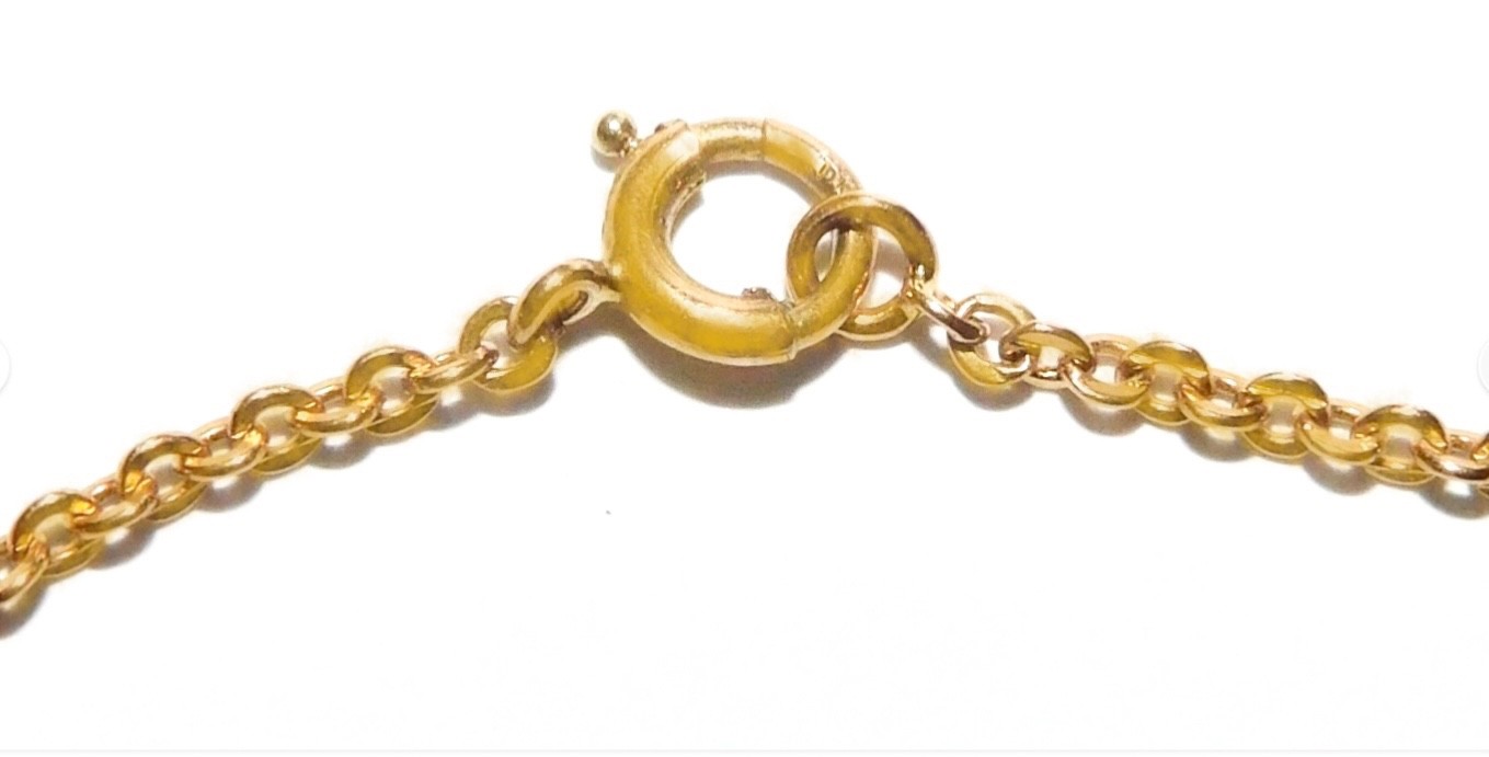 Black Hills Gold 10K Cameo Rose Leaves Pendant 5.1 G Solid 10k Chain
