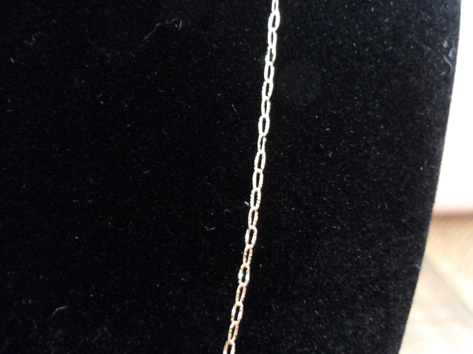 NWT 10K YELLOW GOLD MINI PAPER CLIP CHAIN