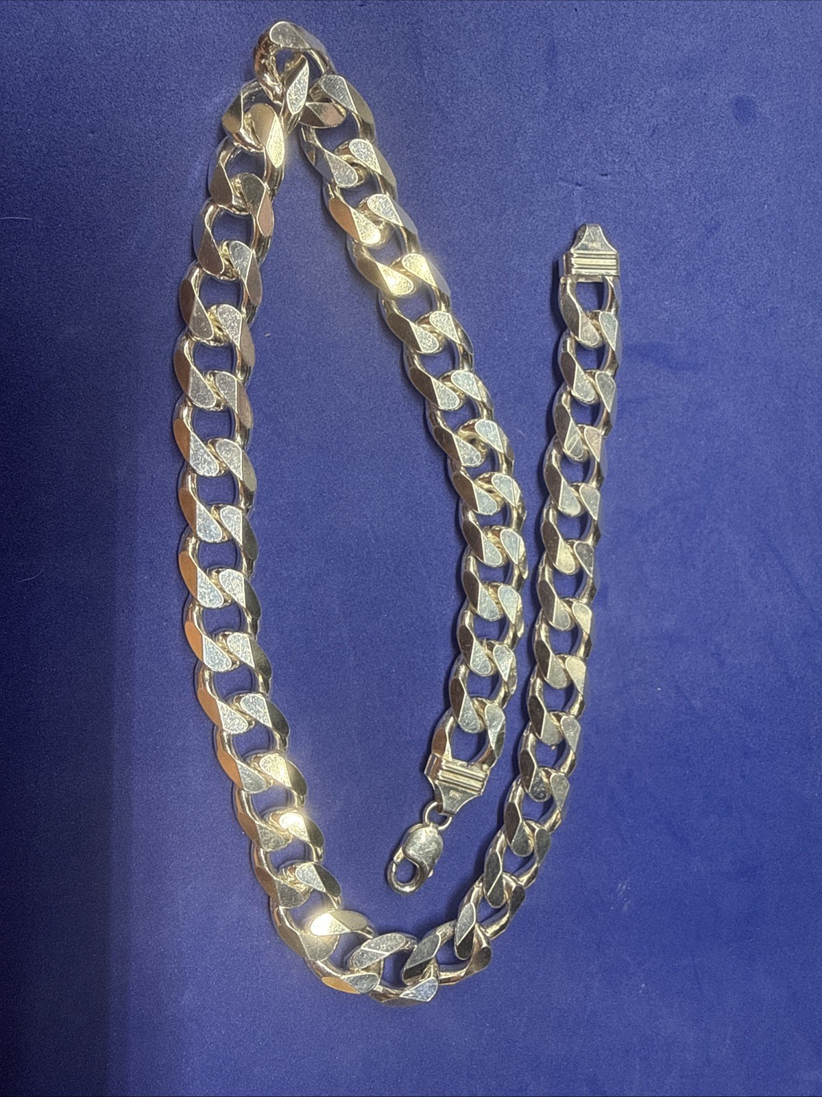 MONSTER 925 MENS STERLING SILVER 270g Heavy CURB LINK CHAIN Necklace 16mm