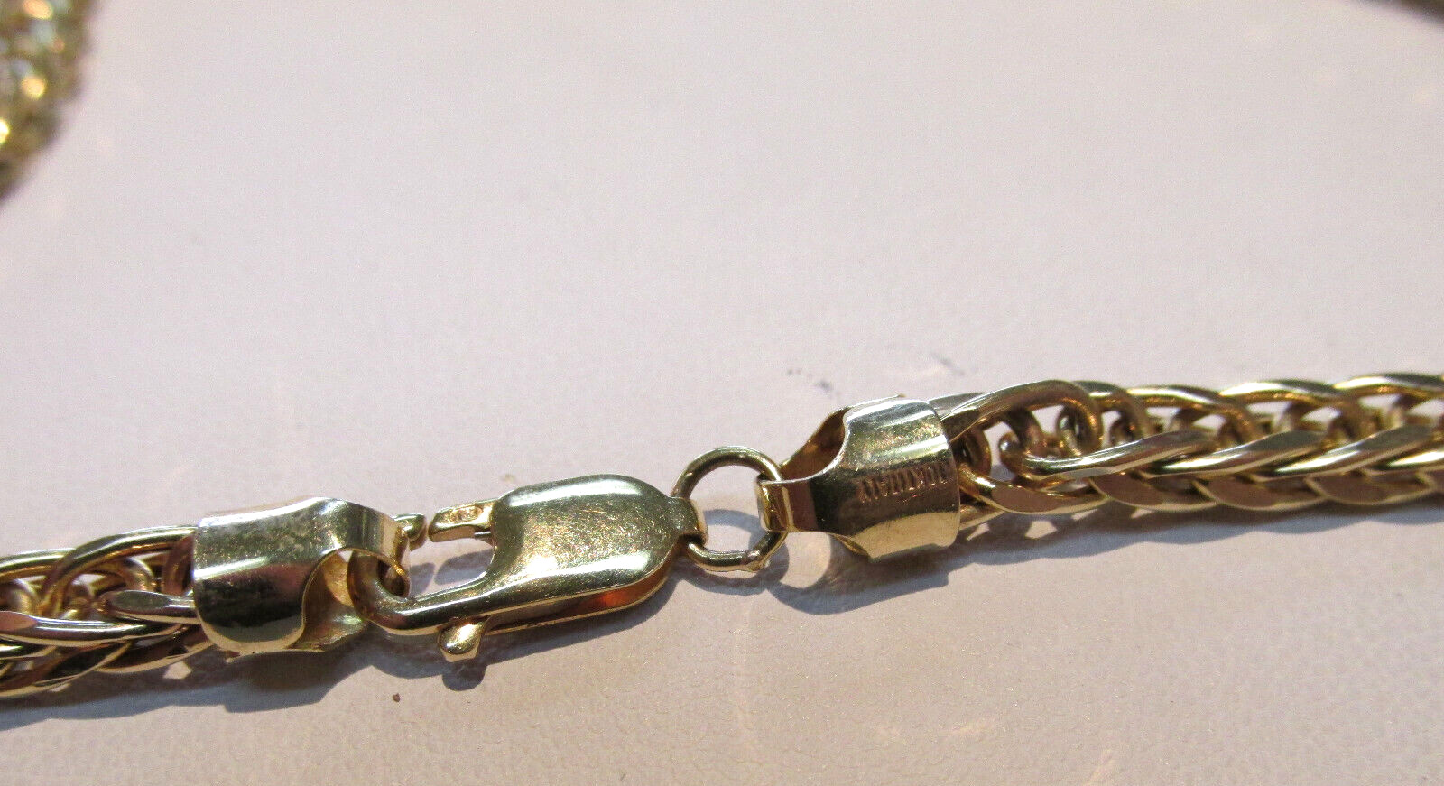 Men’s 23.5 inch Modern Chain Necklace Heavy Duty Hollow 10k Gold MAKE OFFER