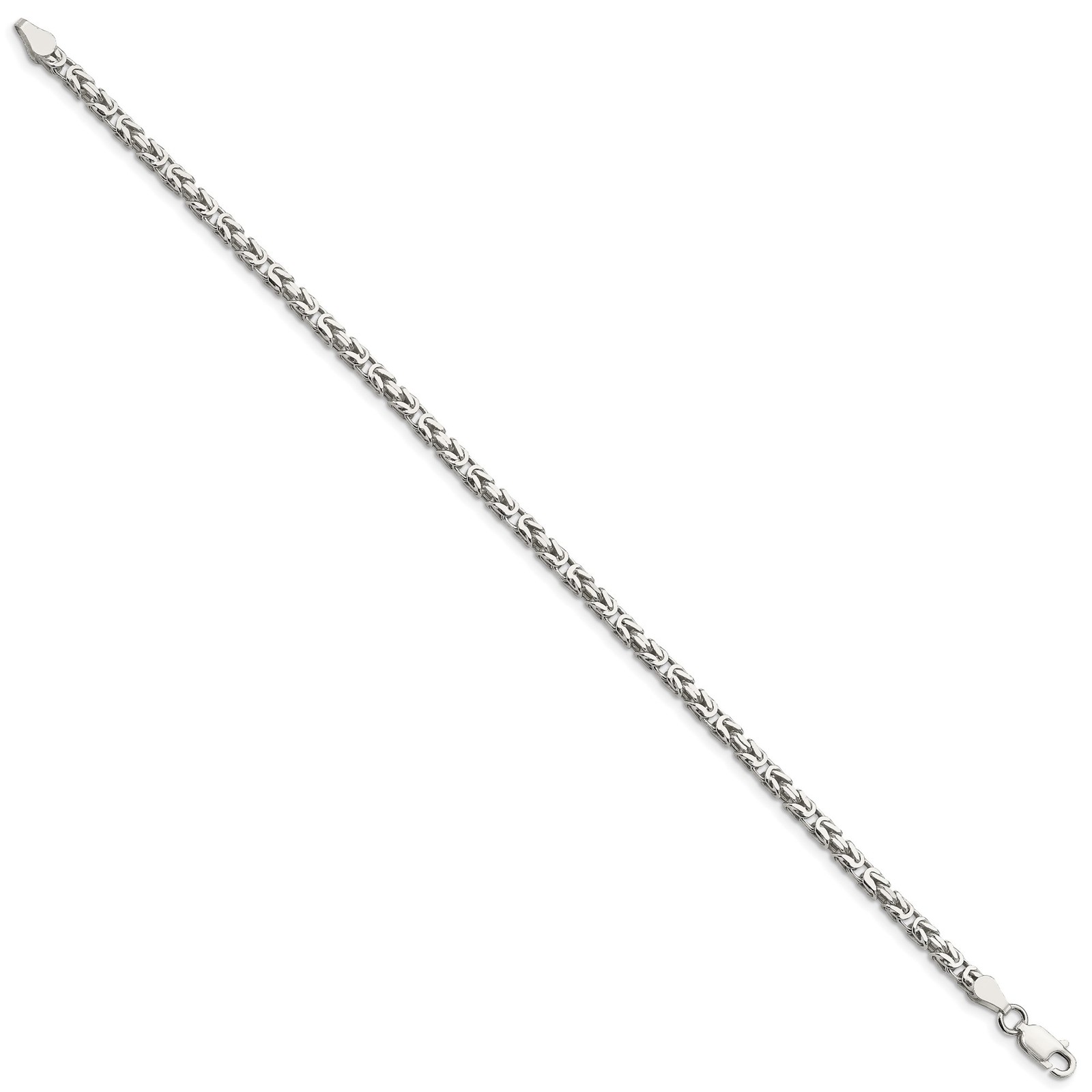 Sterling Silver Byzantine 2.5-8.25mm 7-30″