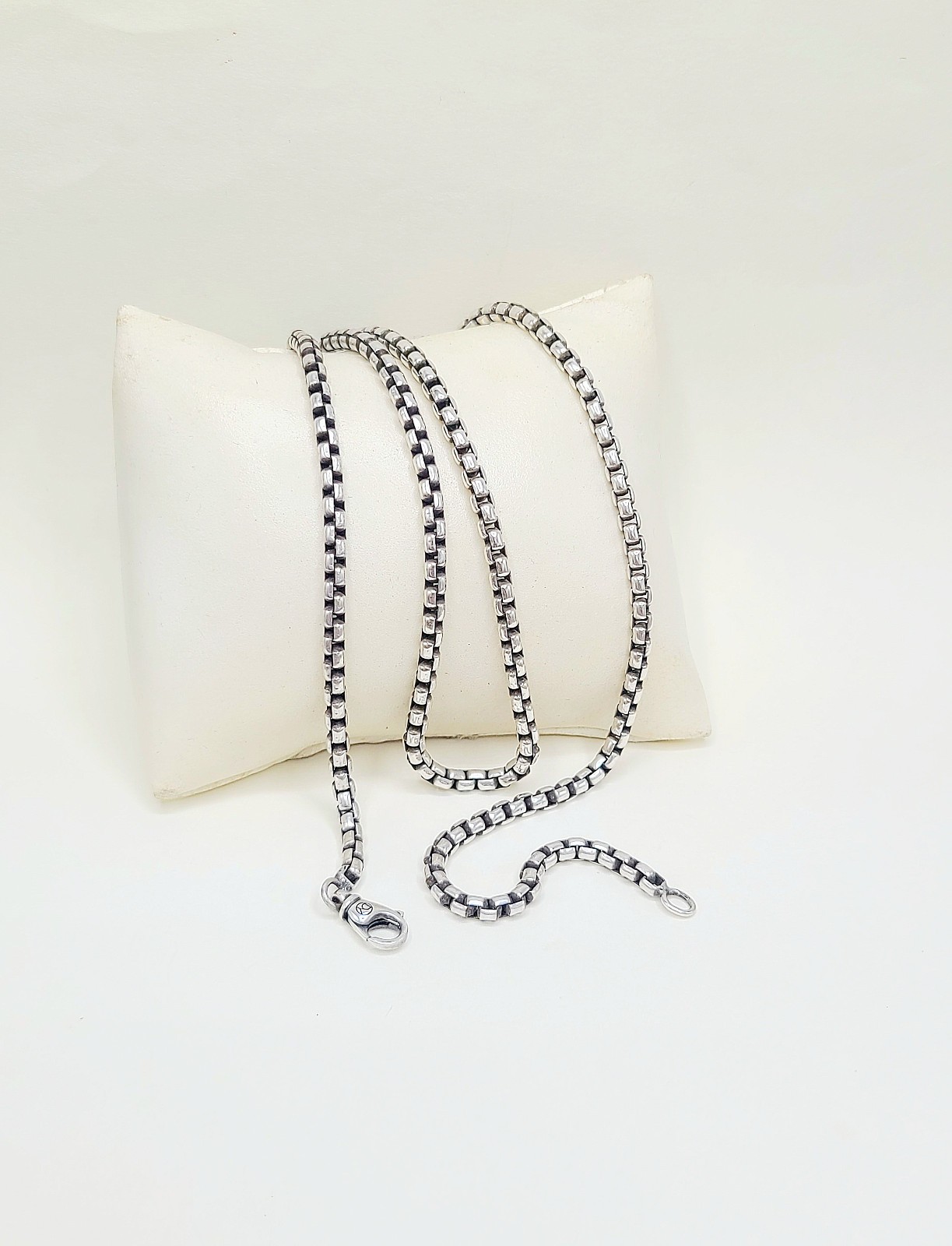 David Yurman Medium Box Chain Necklace – 3.6mm – 26″ – FREE SHIPPING