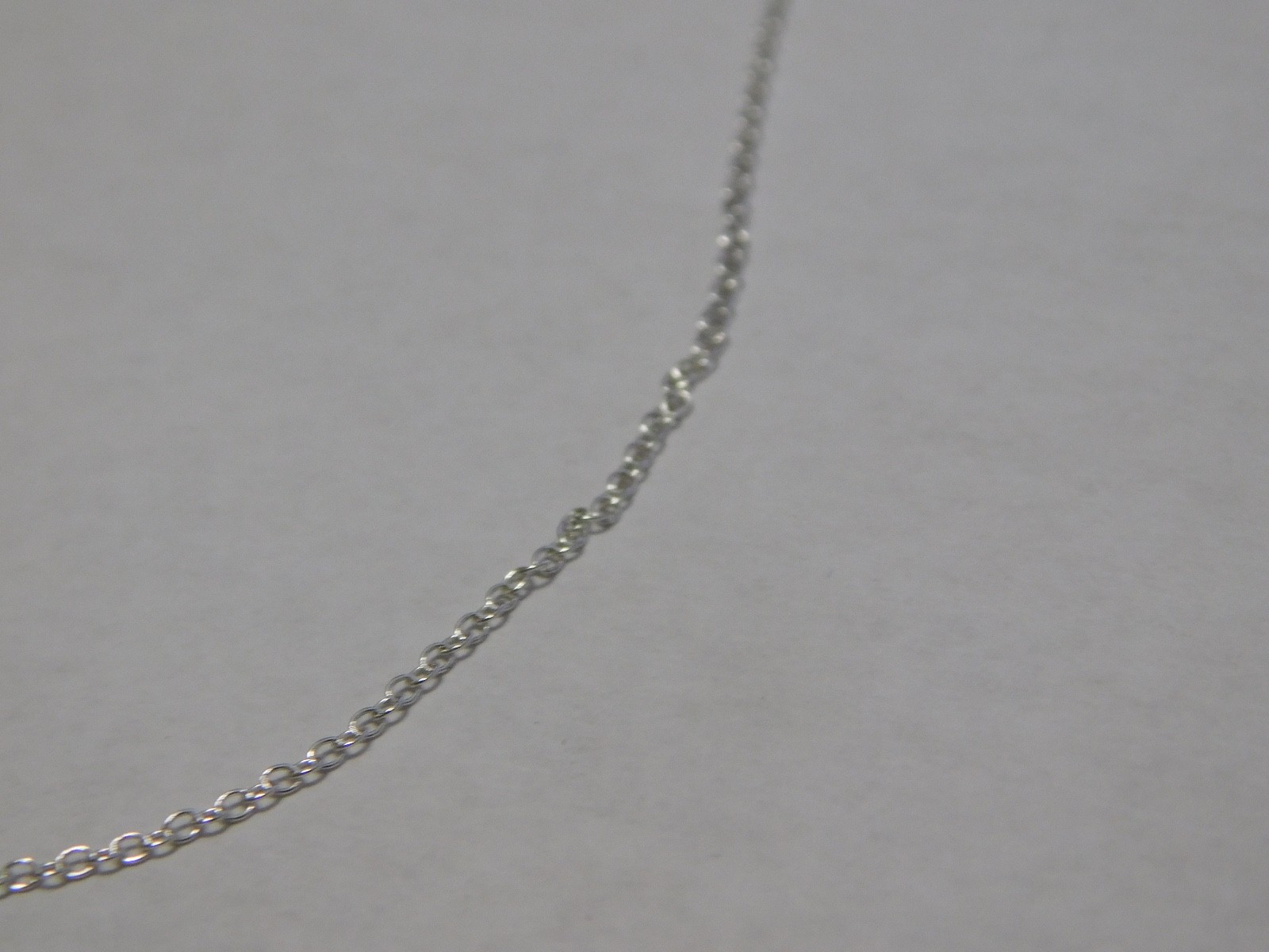 Unbranded Dainty Sterling Silver 925 HAN Chain Necklace 18″ Pre-owned