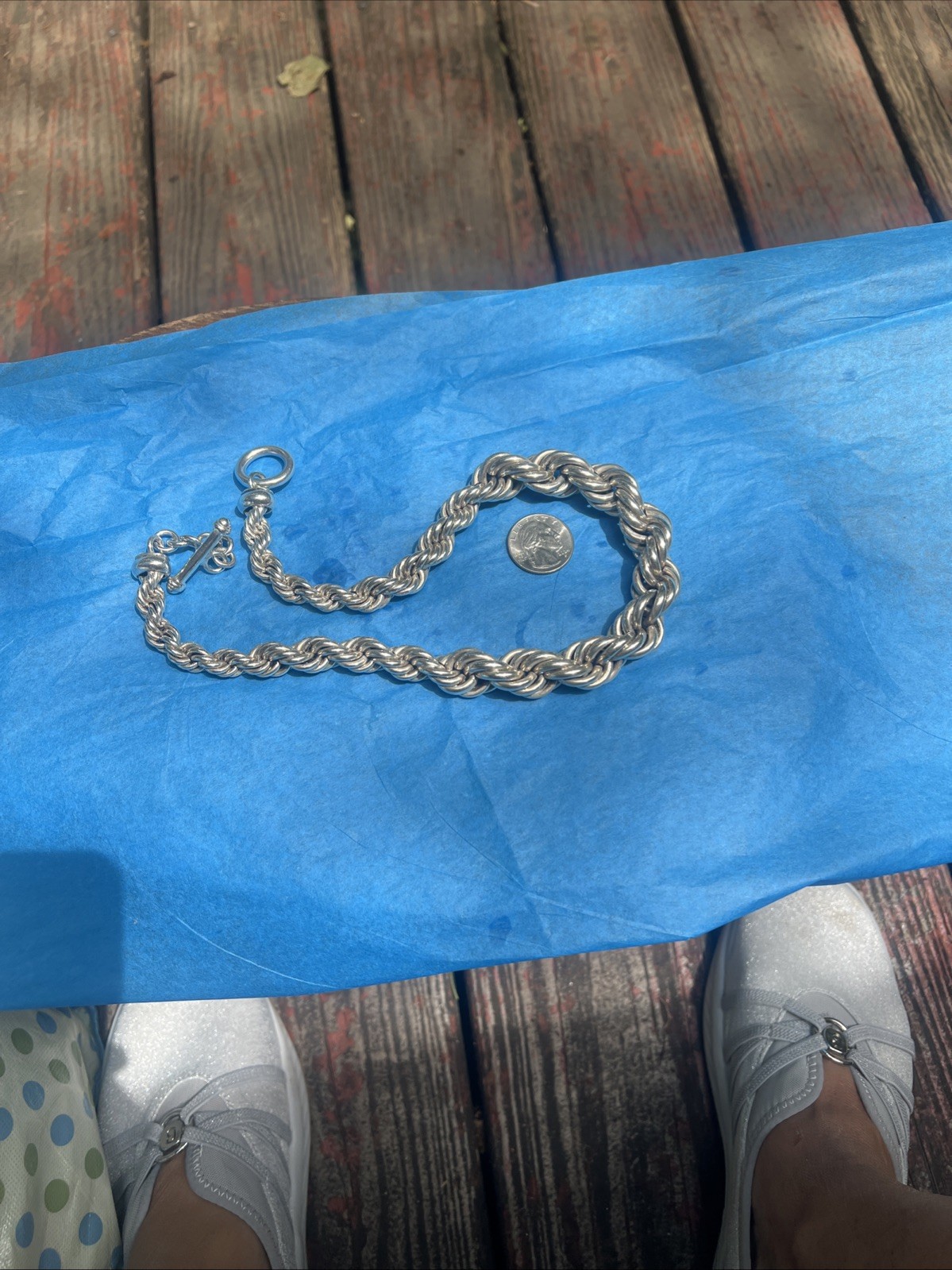 Sterling Graduated Rope Huge and Massive 200 Grams Heavy Weight