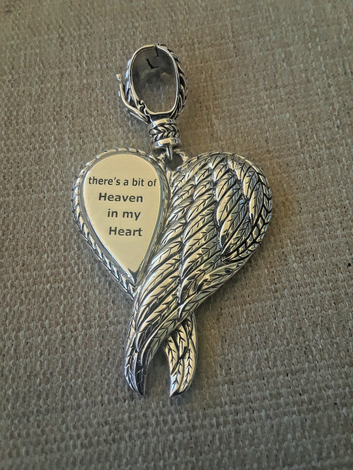 Jai John Hardy 925 Sterling Silver There’s A Bit Of Heaven In My Heart, Pendant