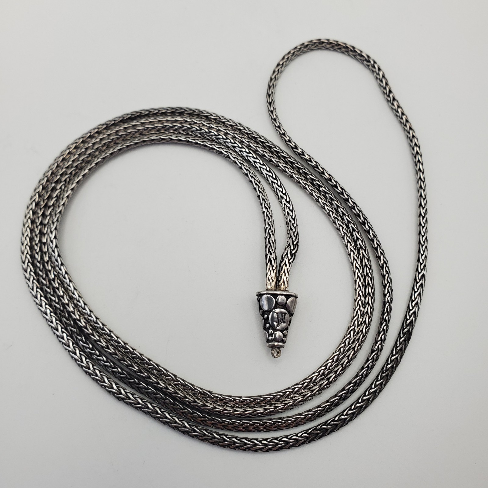John Hardy Spiga/Wheat Chain Necklace 38″ *MISSING PENDANT*