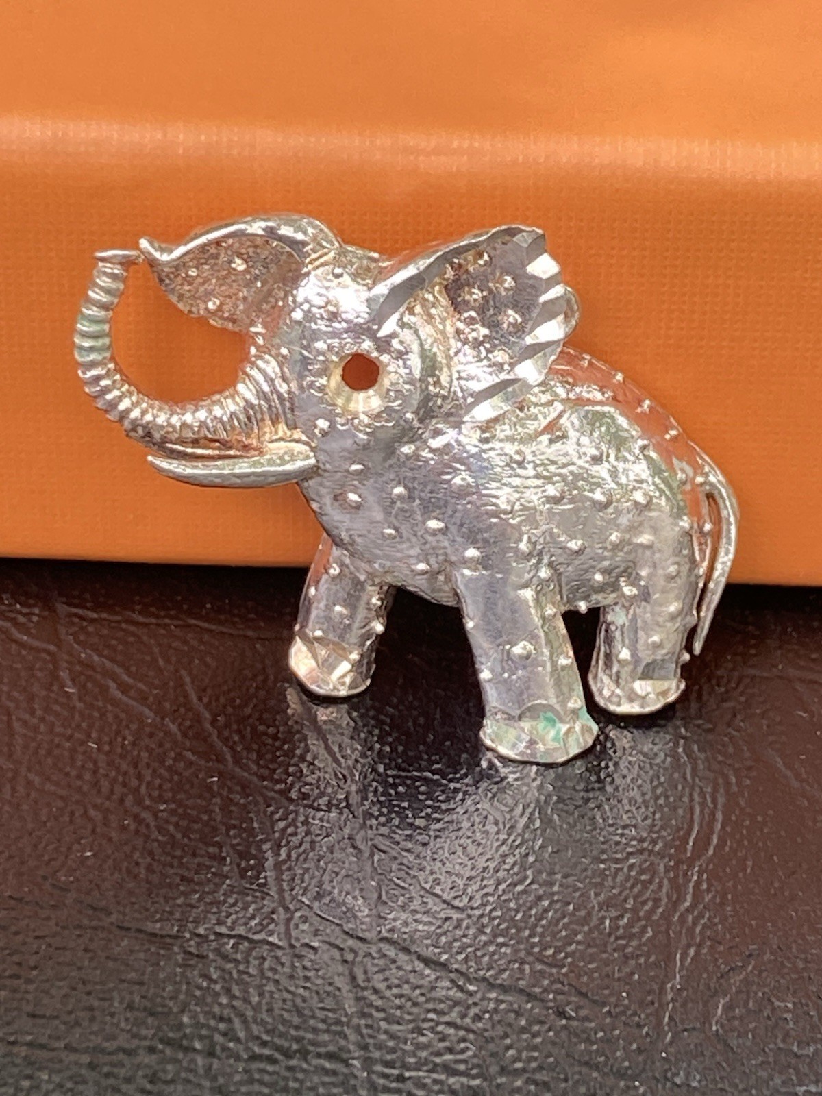 925 Sterling, Silver Elephant Pendant Any Occasion, Alabama Fans