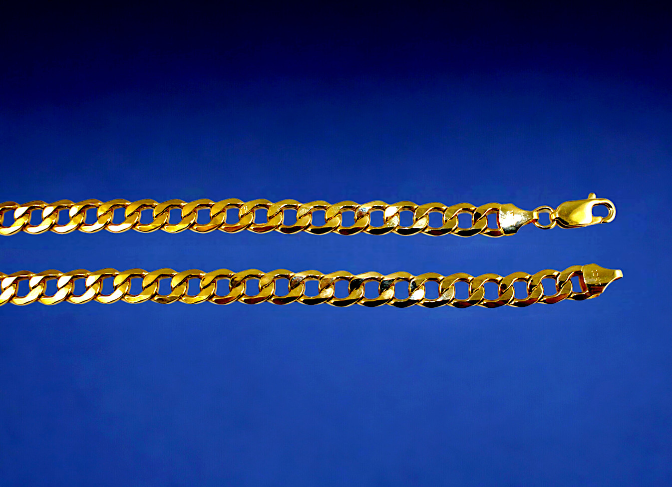 10K Yellow Gold 2mm-8mm Curb Cuban Necklace Bracelet Chain Real Gold 7″-30″