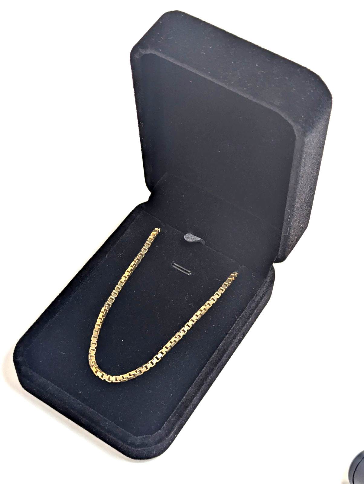 Vintage 14K SOLID Yellow Gold Box Chain Necklace 20″ HEAVY Gift FREE Shipping