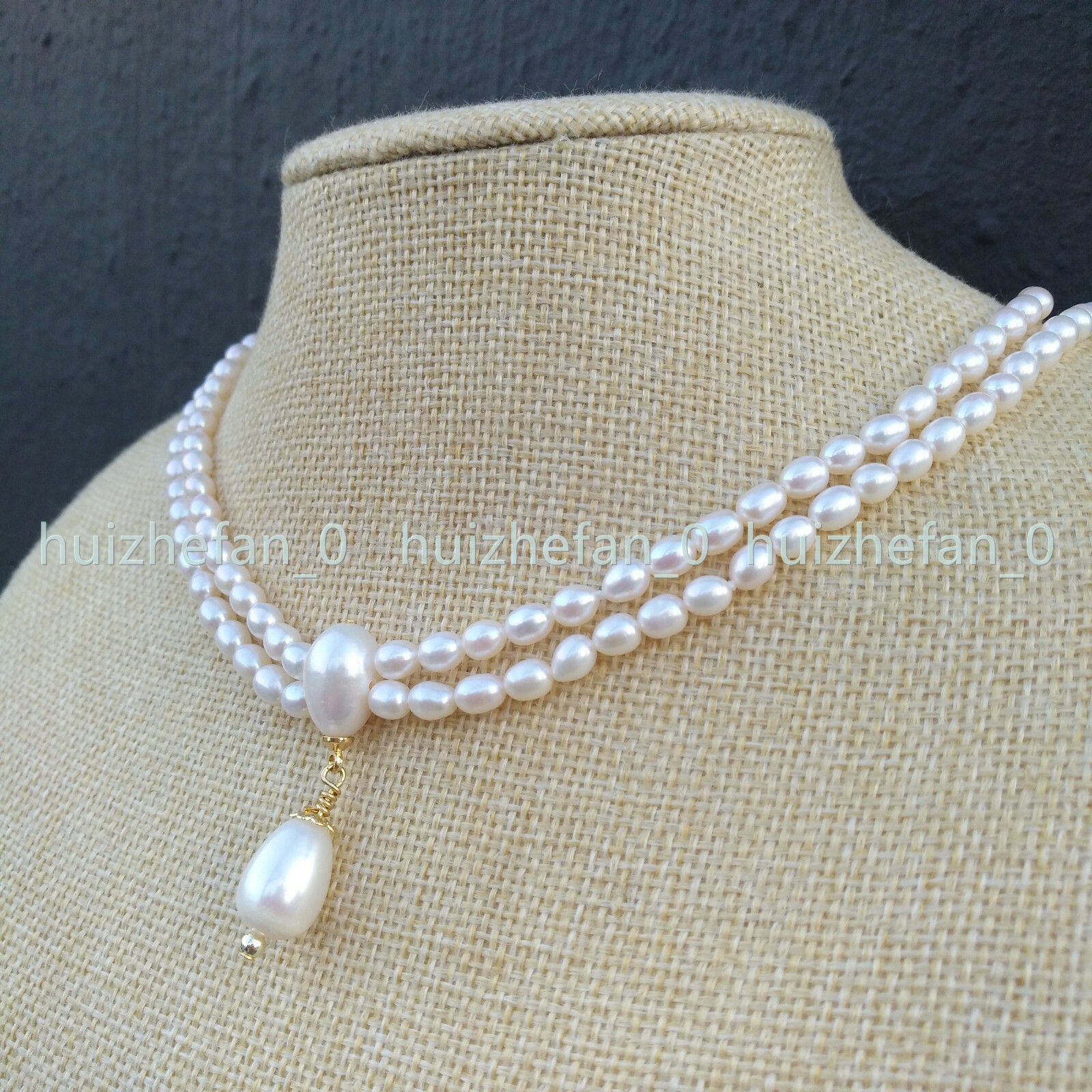 18″ Pretty Design Elegant AAA+ South Sea White Pearl Necklace Pendant 14k Gold P