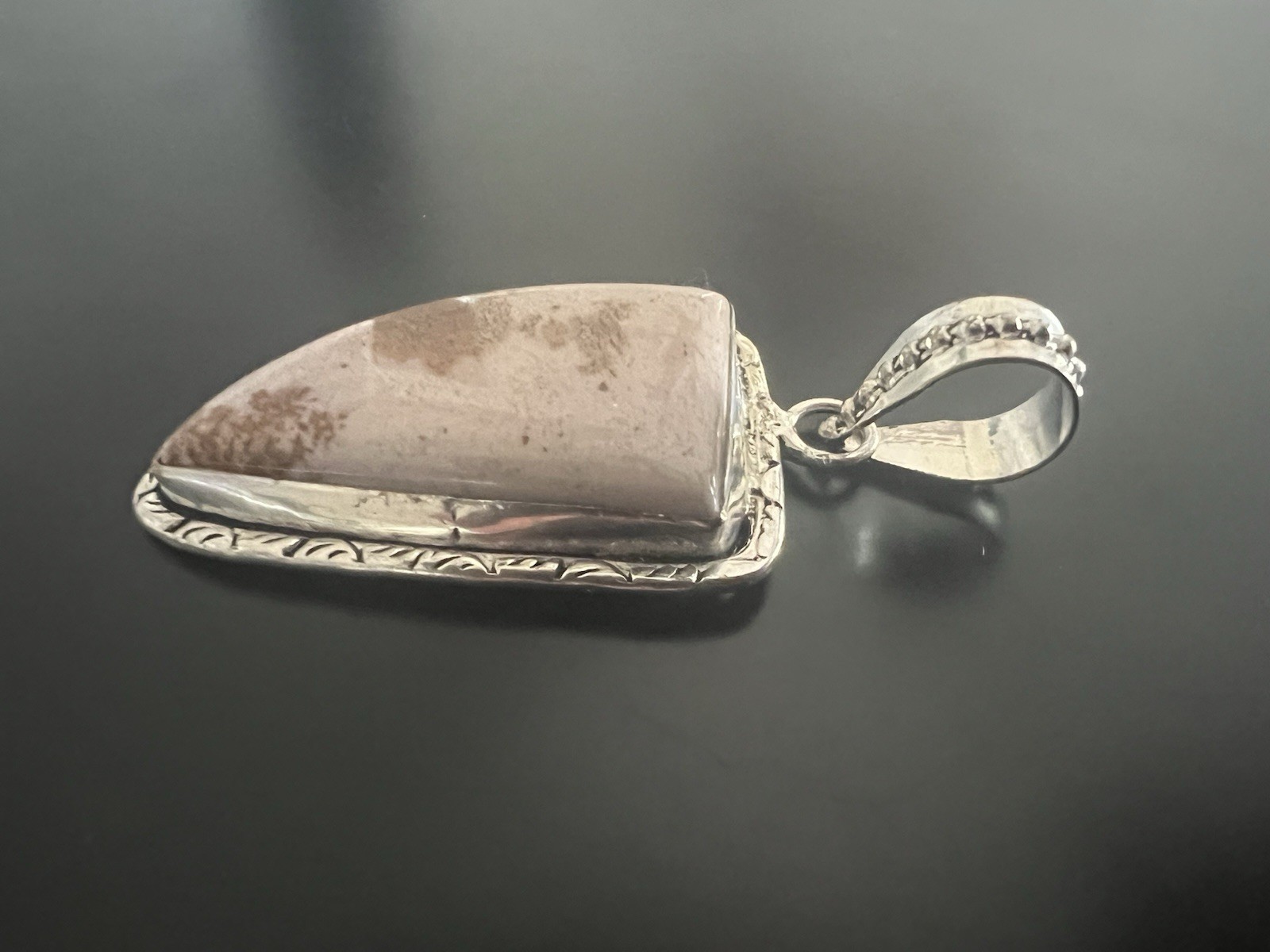 Picture Jasper Pendant Sterling Silver