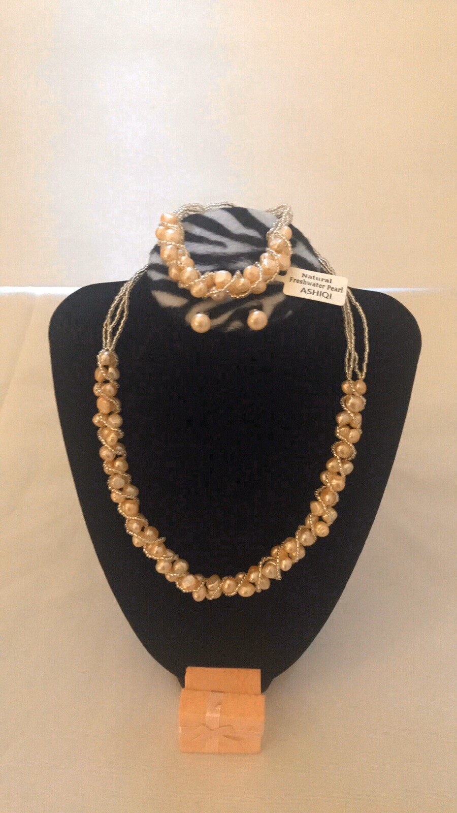 ASHIQI Real Natural Freshwater Pearl Handmade Jewelry
