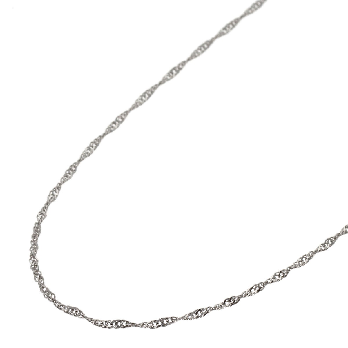 Screw Chain 17.3″ Necklace Platinum PT850 1.8g