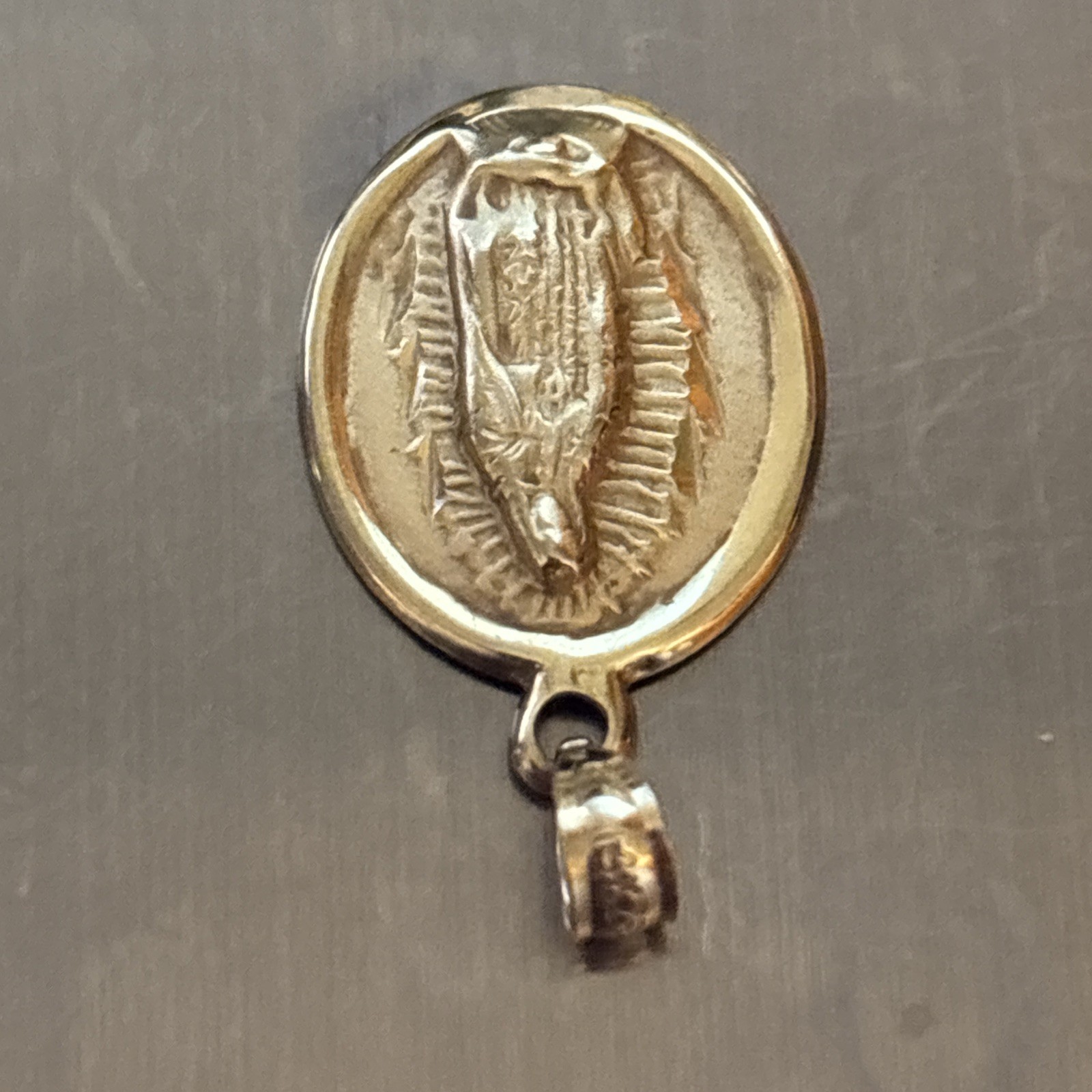 JewelAmerica Inc. 14k Yellow Gold Our Lady of Guadalupe Pendant