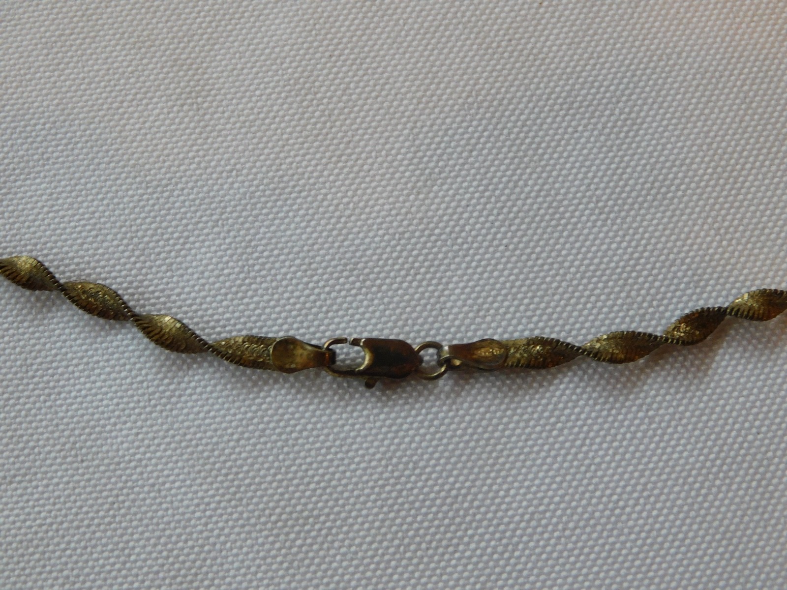 Unbranded Italy 925 Sterling Silver 4 grams Spiral Necklace Tarnished Pre-owned