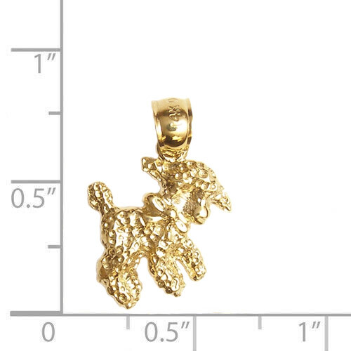 New 14k Yellow Gold Sheep Pendant
