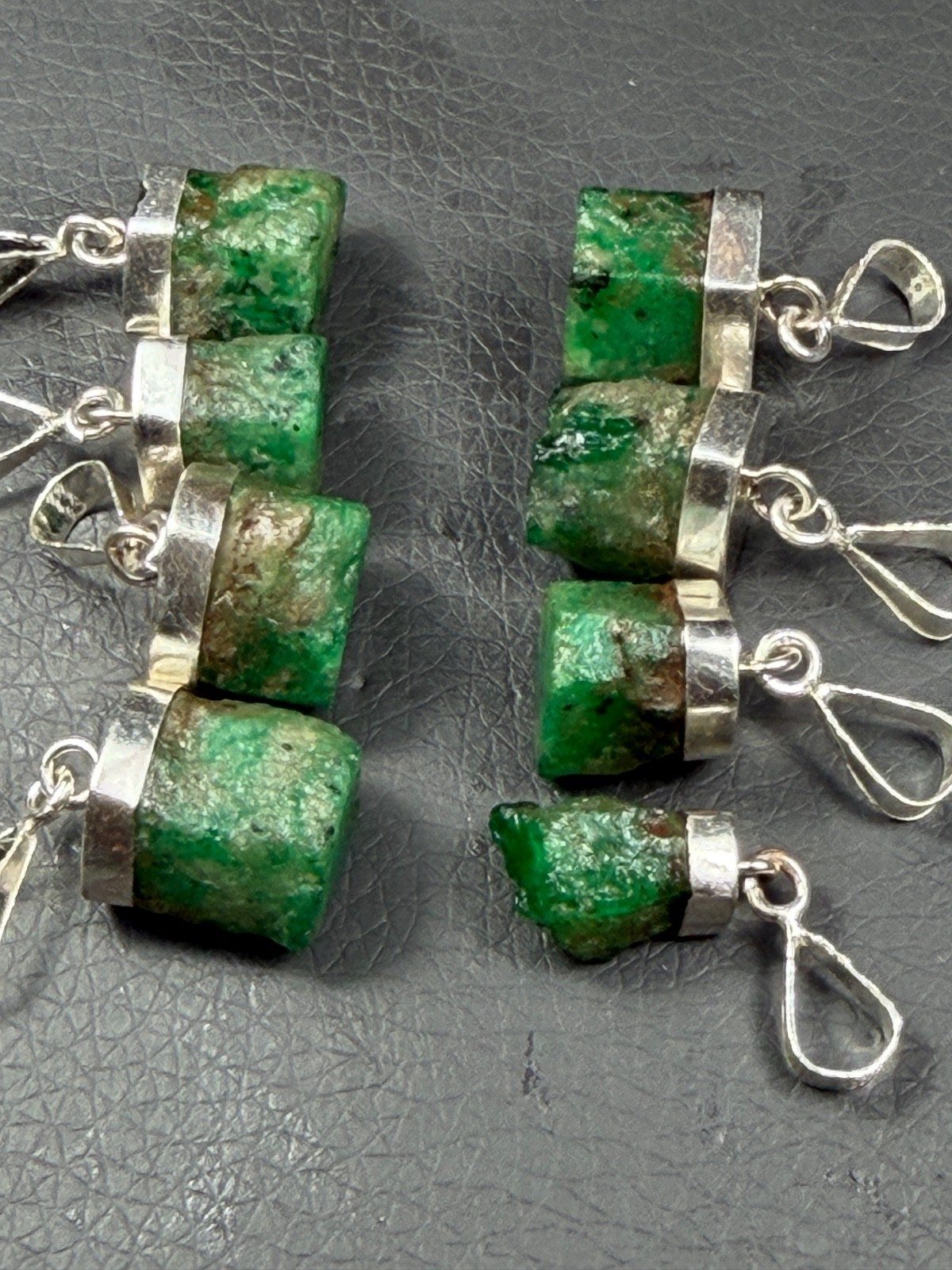 18pcs sterling silver top quality clean gem aquamarine pendants from Pakistan