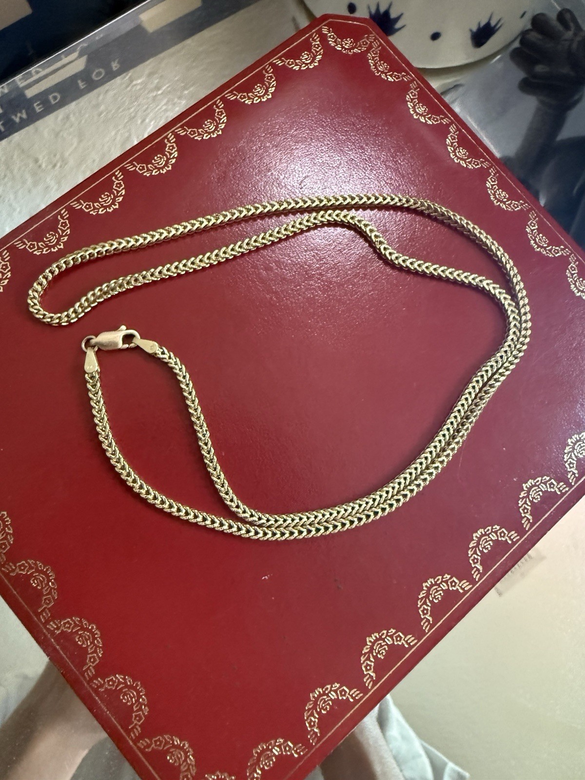 10k Solid Gold Franco 2.5mm Diamond Cut 22inch