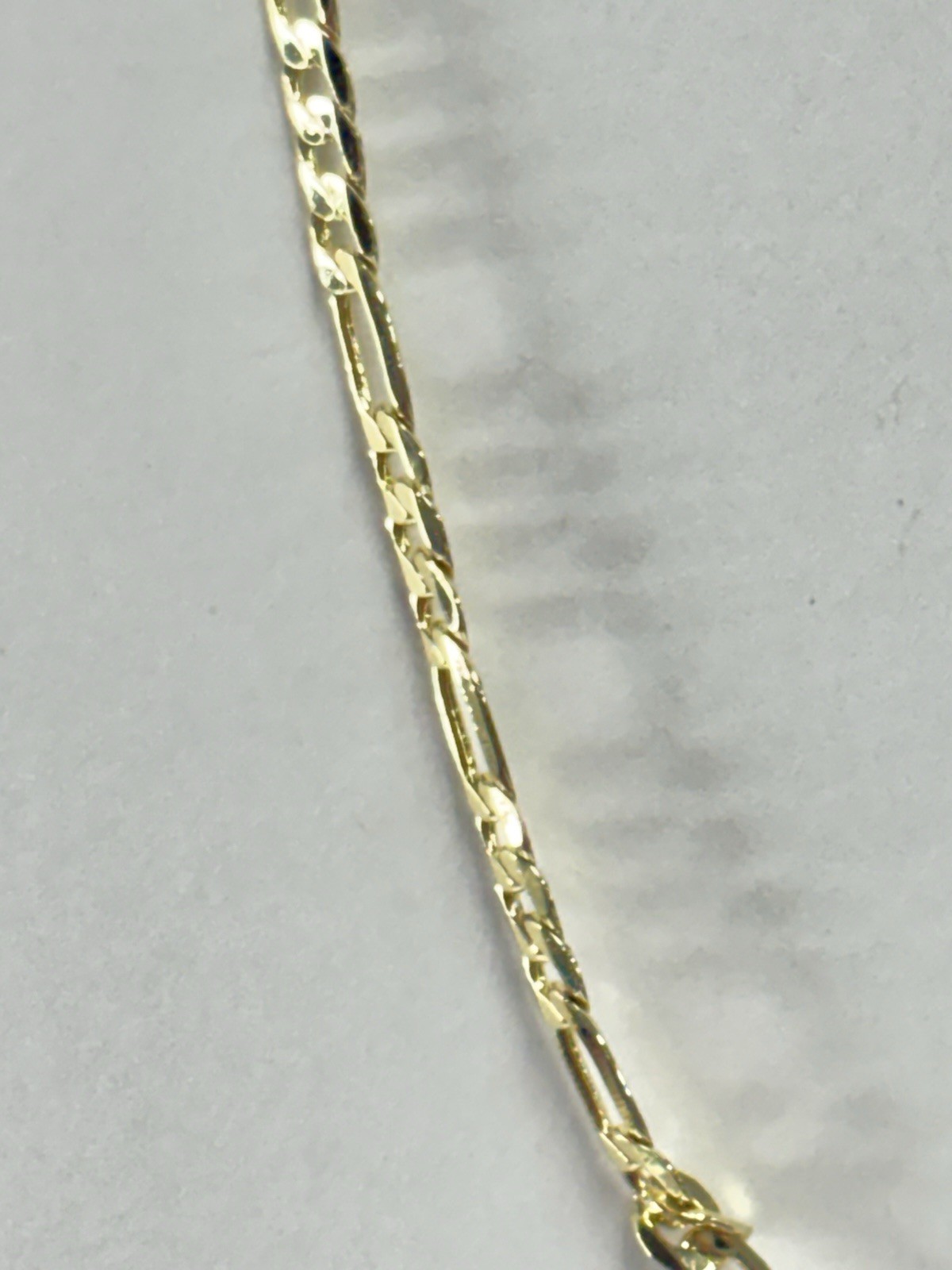 18k 750 Italy STAMPED Gold Filled/Plated Figaro Chain ~ 22” ~ 3mm ~ 11 grams