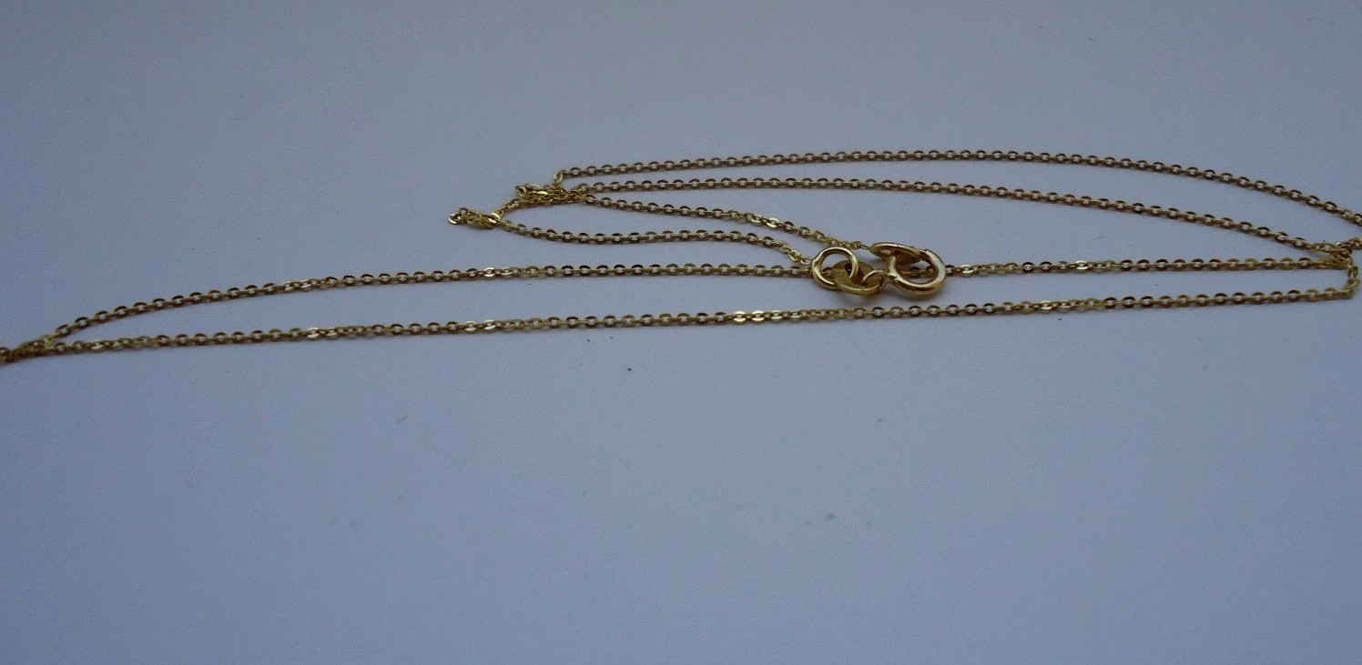 14K SOLID YELLOW GOLD CHAIN / ELEGANT AND STRONG SOLID / 18” LONG