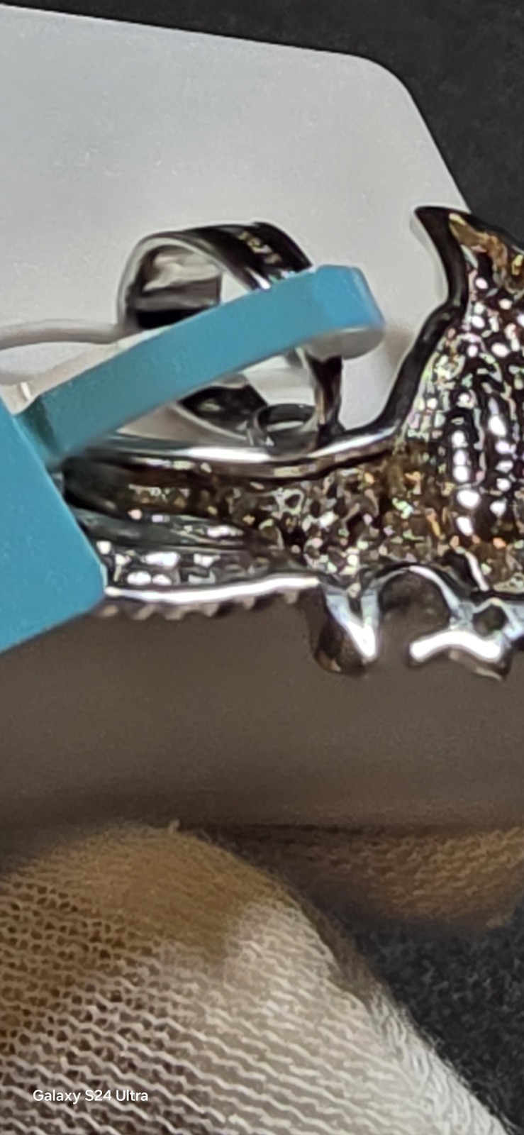 925 Sterling Silver Moissanite Eagle Pendant • 0.51 CTW • White/Colorless