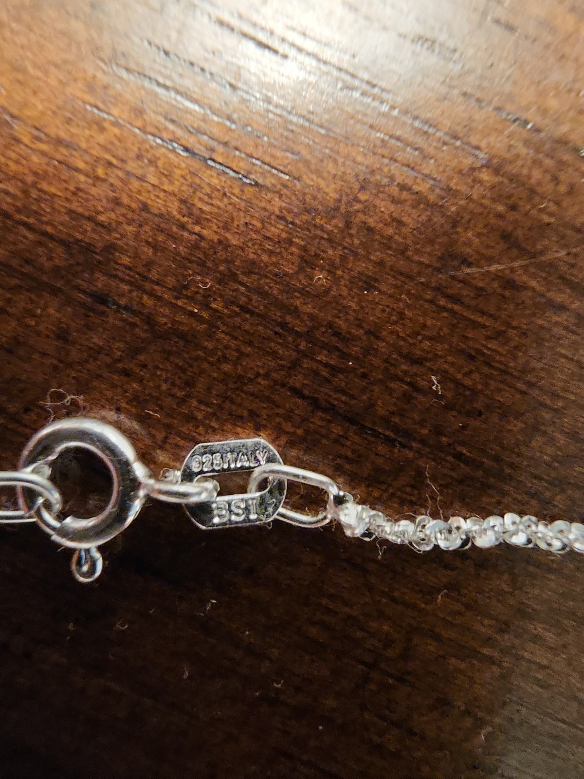 16″ Twisted Rock Solid 925 Sterling Silver Necklace Beautiful 1mm