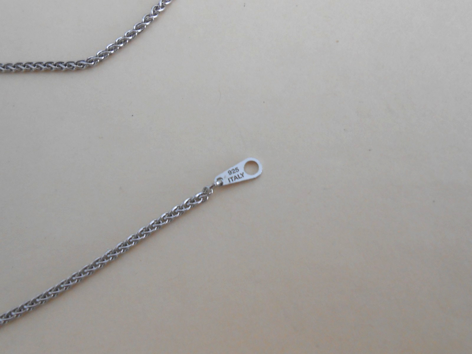 EFFY Sterling Silver 2mm Spiga/Wheat Chain Necklace 18″