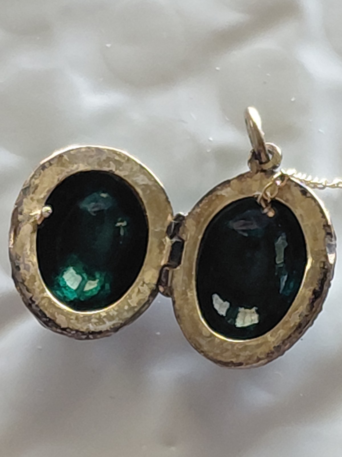 Checkerboard Russia Enamel Sterling Silver Gilt Egg Pendant LOCKET Bunny Dangle