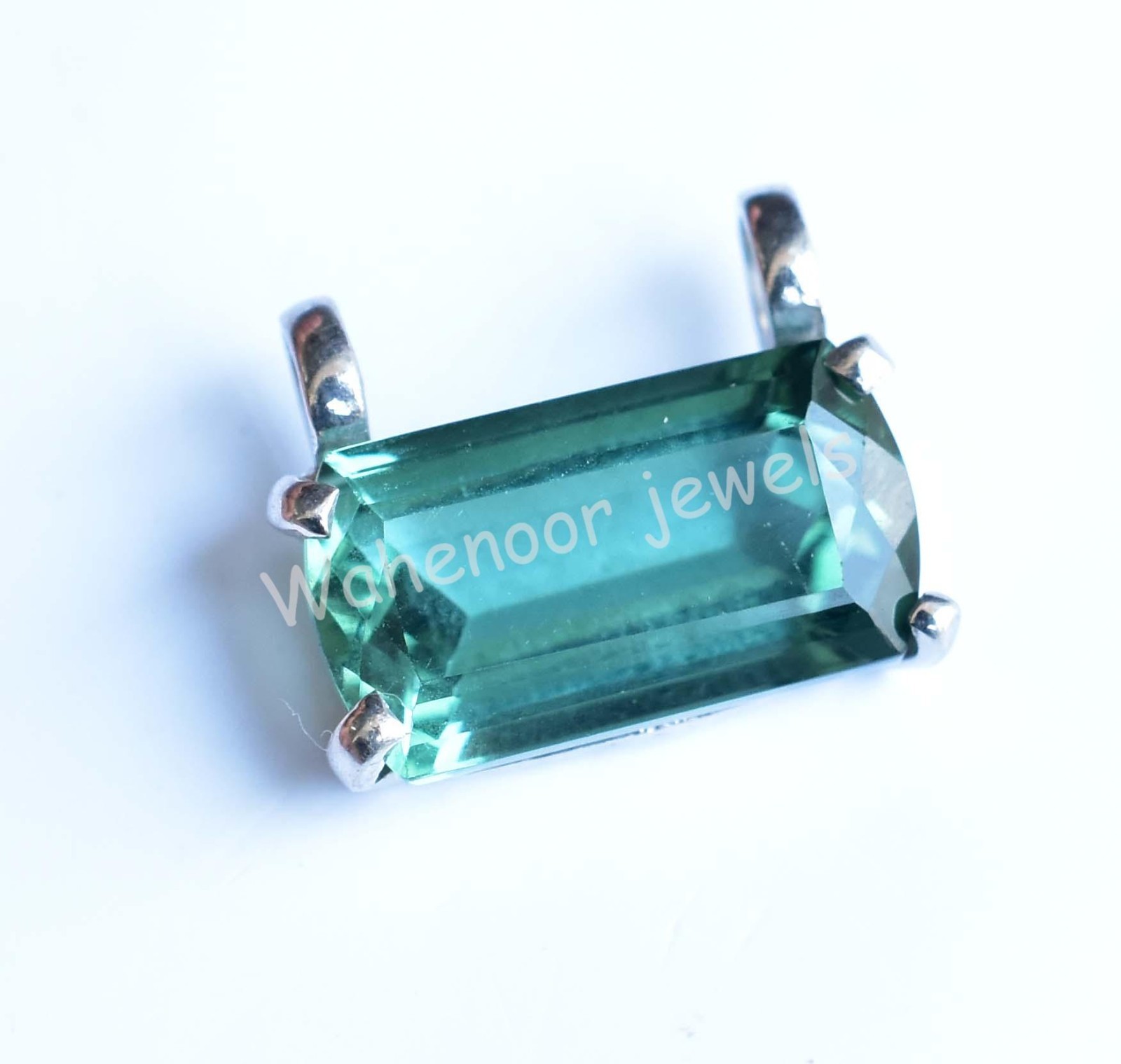 Rare 5.50 Ct Natural Paraiba Tourmaline 925 Sterling Silver Pendant Certified