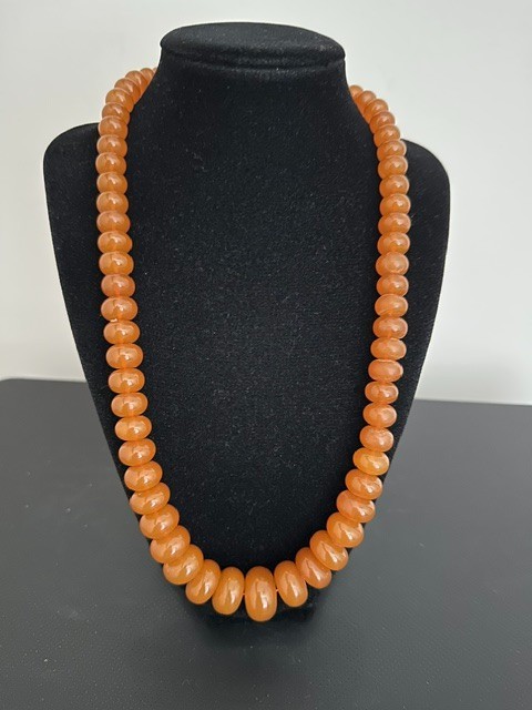 Natural Baltic Butterscotch Amber 22″ Necklace.