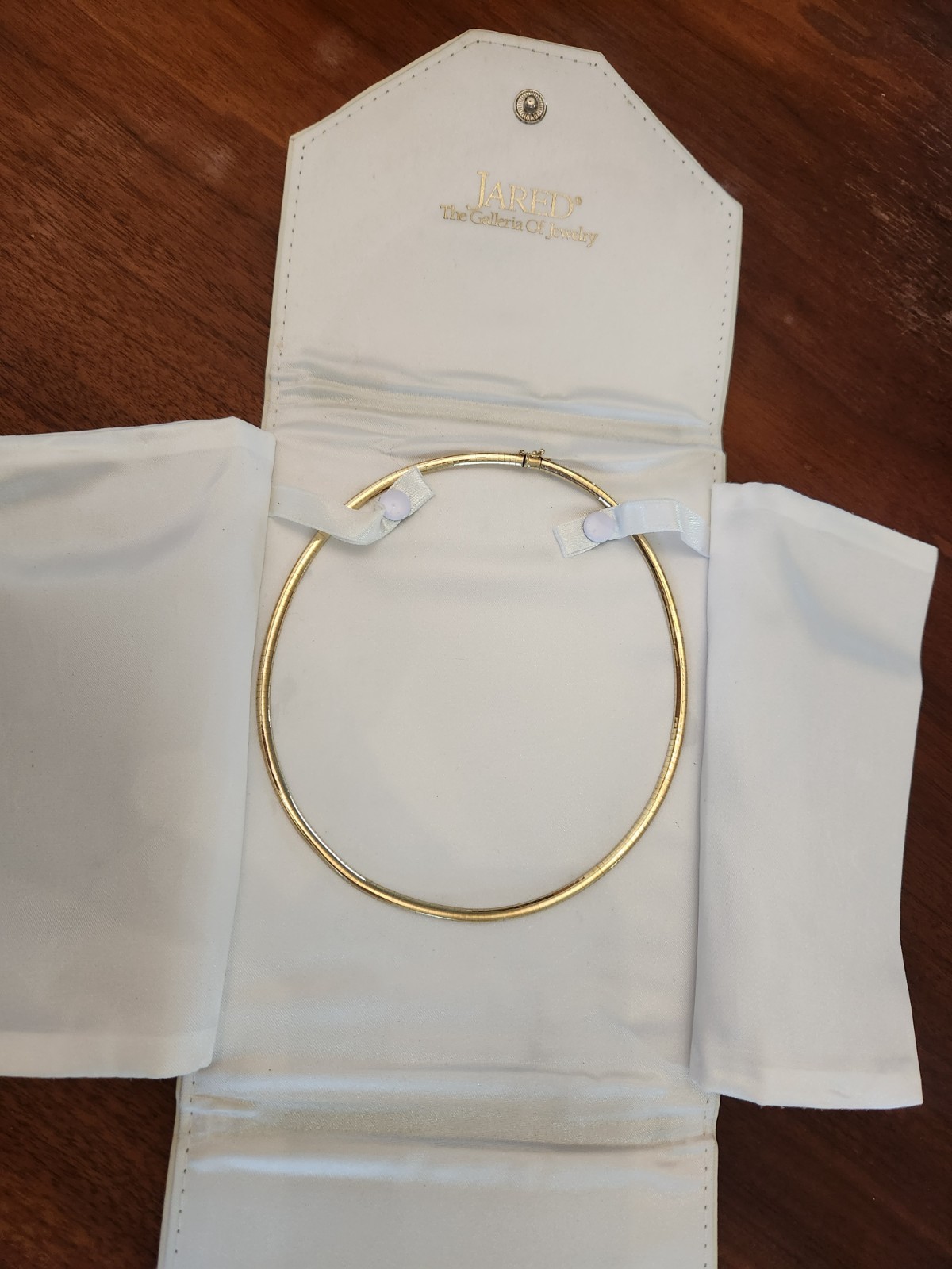 Jared 14K Yellow Gold 4mm Omega Necklace Chain 16″ Italy 16.9g