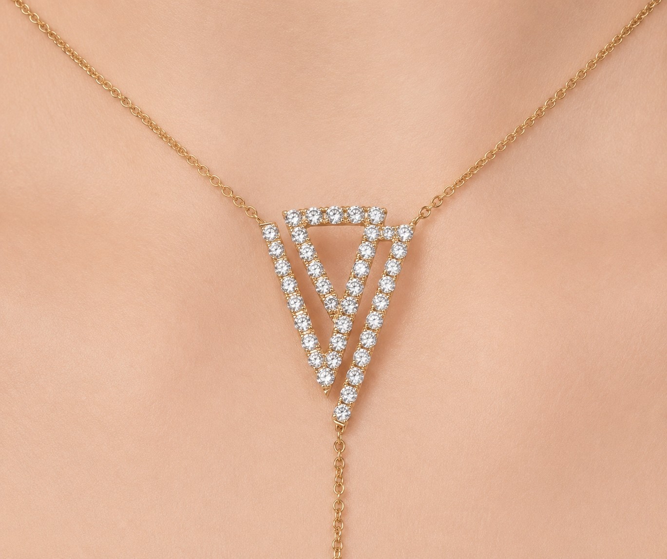 Graziela 14K Yellow Gold 0.50 ct Diamond Necklace NWPackaging & Auth Card $2,200