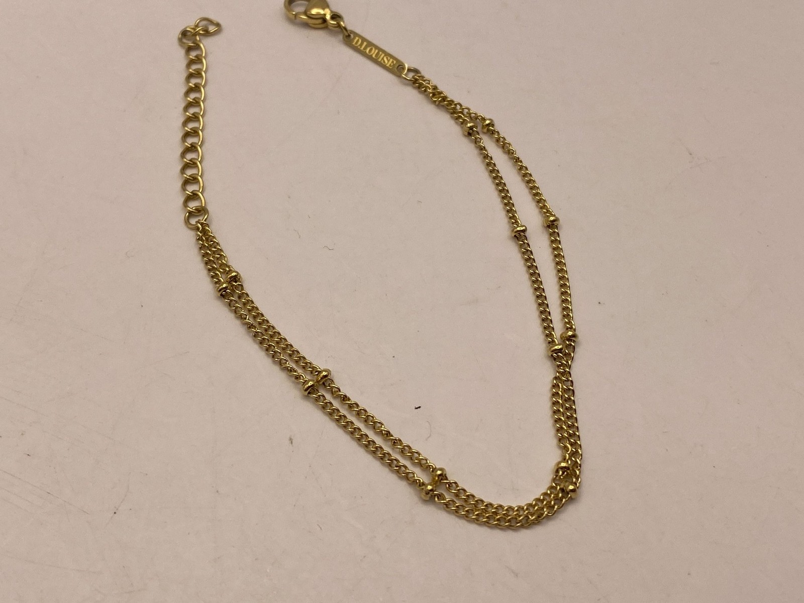 D.Louise Unknown Necklace and Bracelet Set with Crystal Accents
