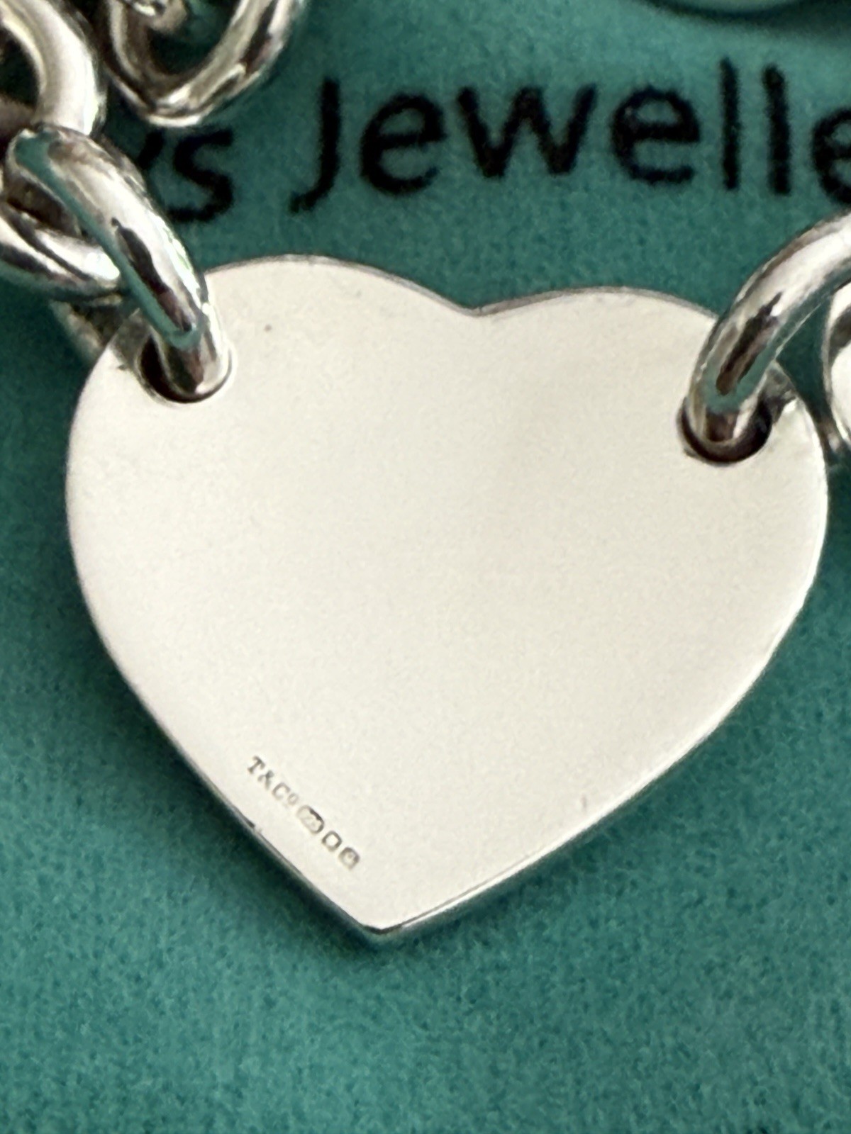 Tiffany & Co. Please Return To Tiffany Heart Tag Heart Tag Choker Necklace 15”
