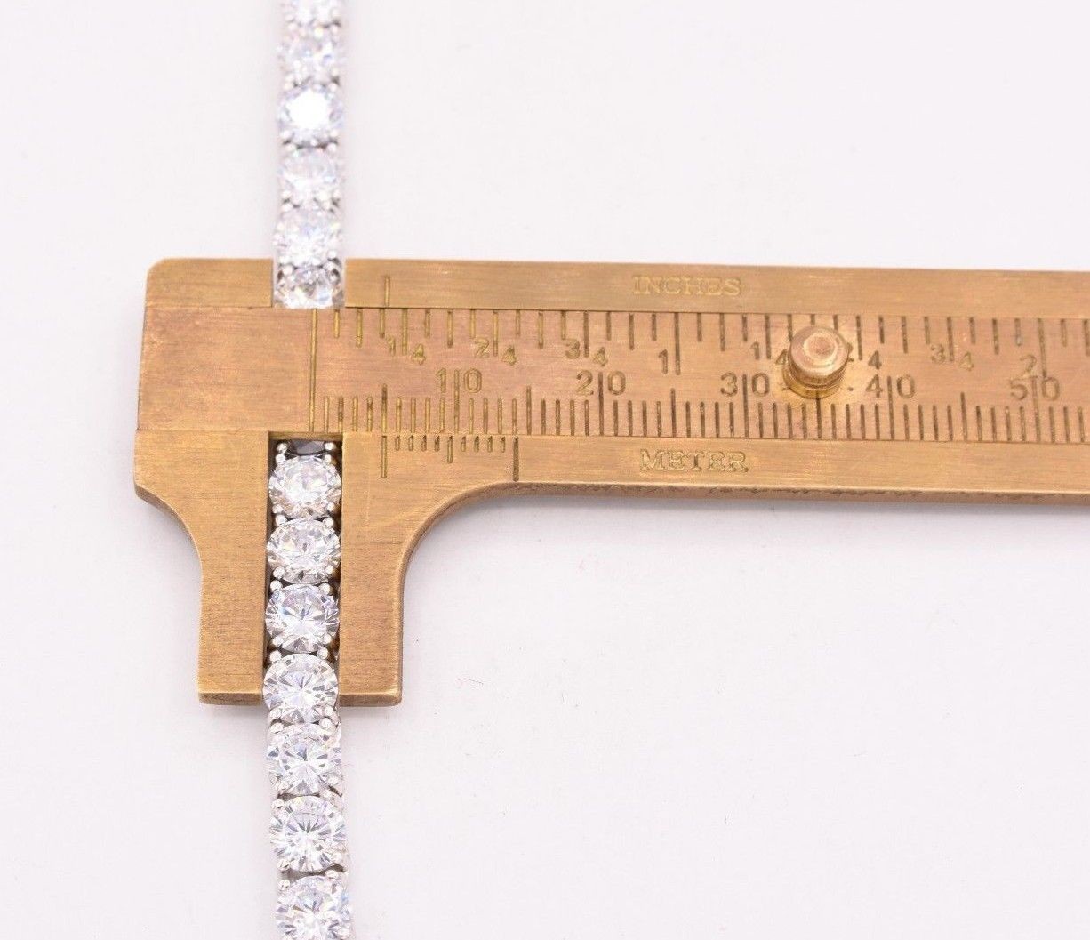 5mm Round Cut CZ Tennis Chain Necklace Real Solid Sterling Silver ANTI TARNISH