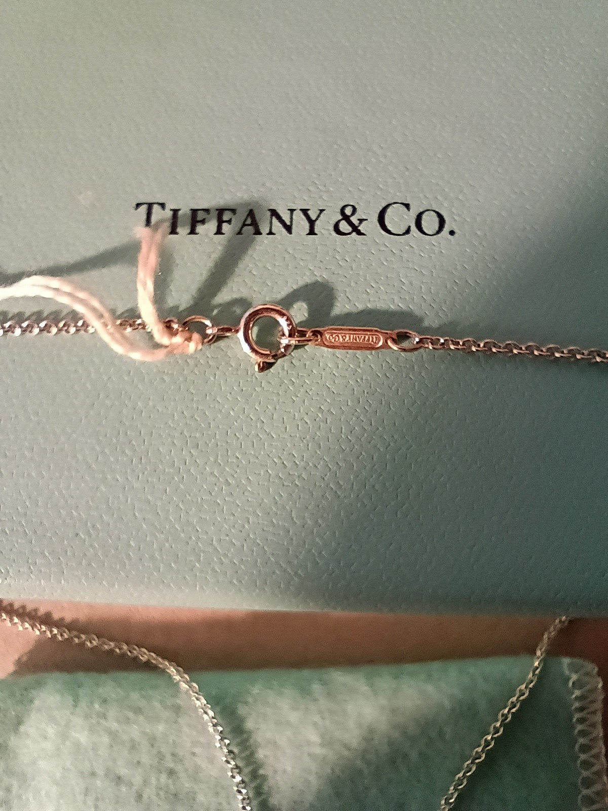 Tiffany & Co. Combi Flower Necklace SV925 18K YG750 Red Stone Mint w/Tags