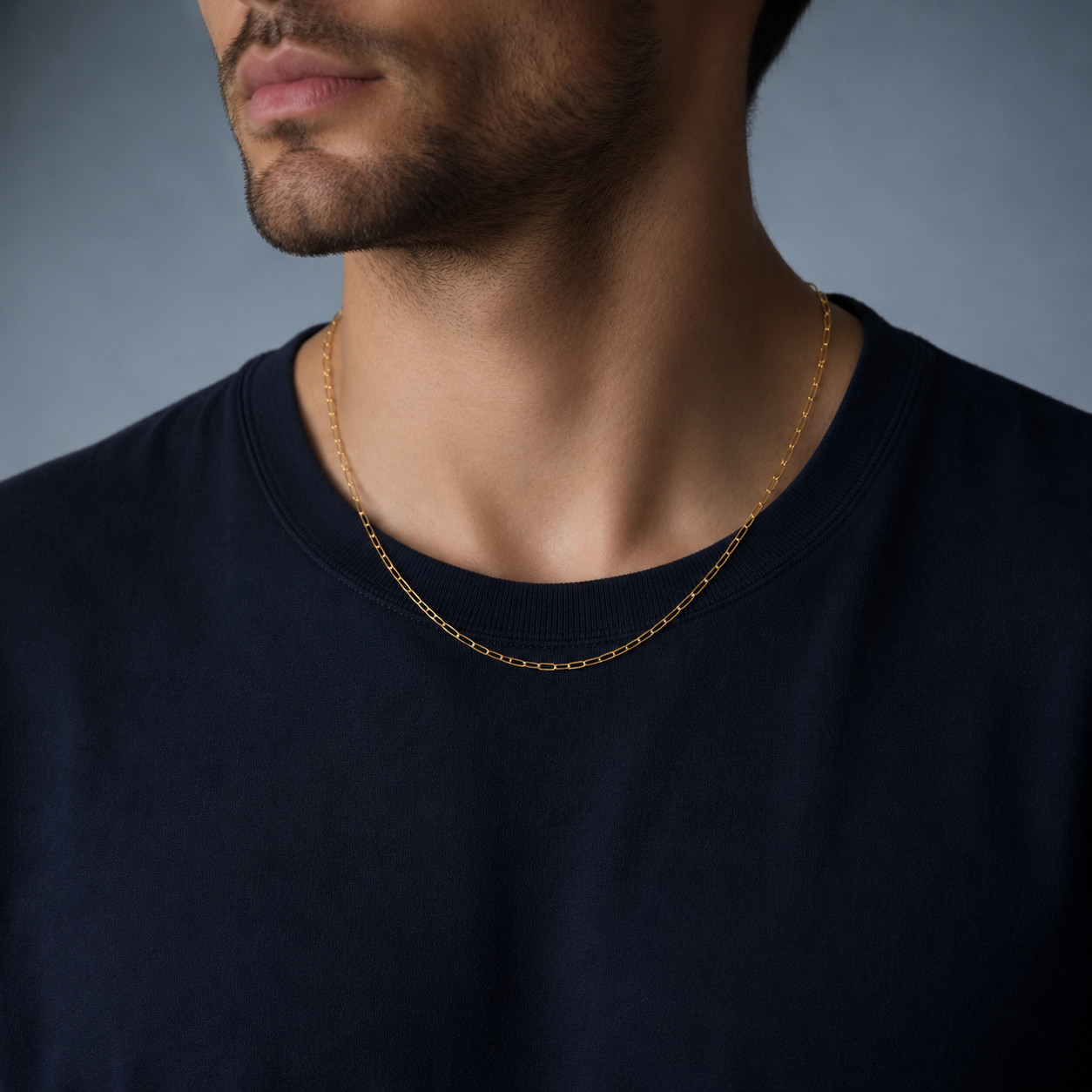 14/20 Gold Filled Paperclip Chain Necklace – 2.8mm