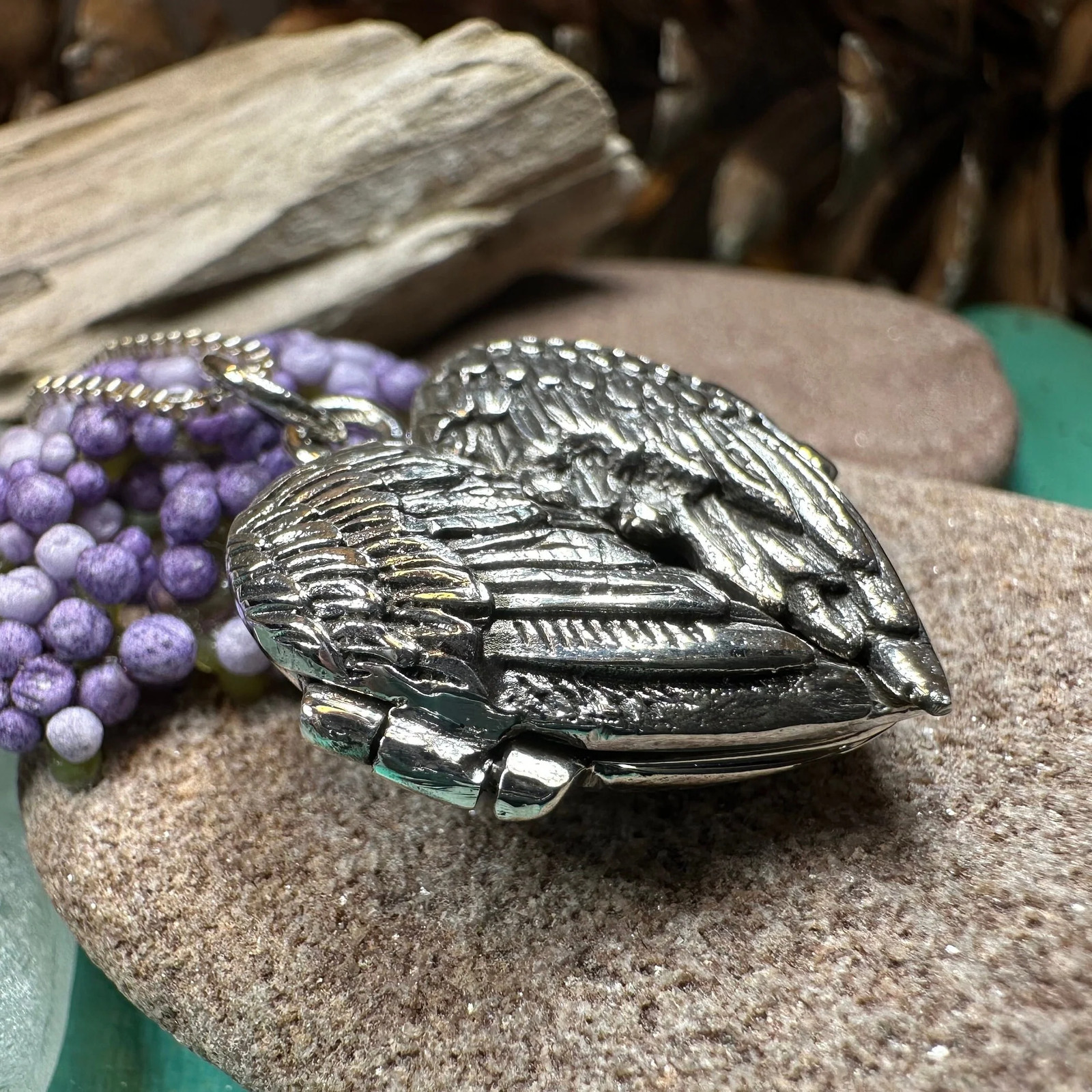 Clarity Angel Wings Locket