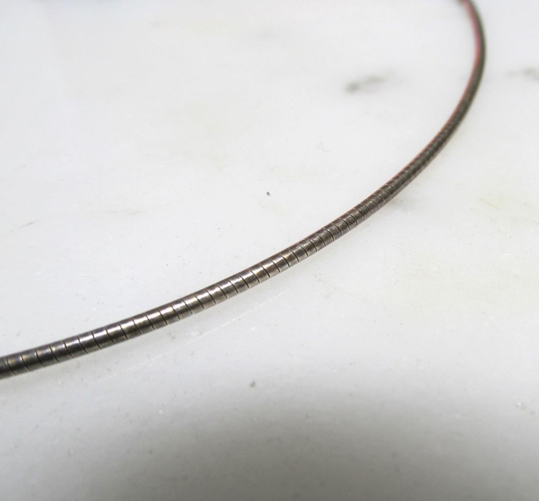 Unknown Red Stone Sterling Silver Pendant w/ 16″ Sterling Chain ~ 19.8g ~ 2-K182
