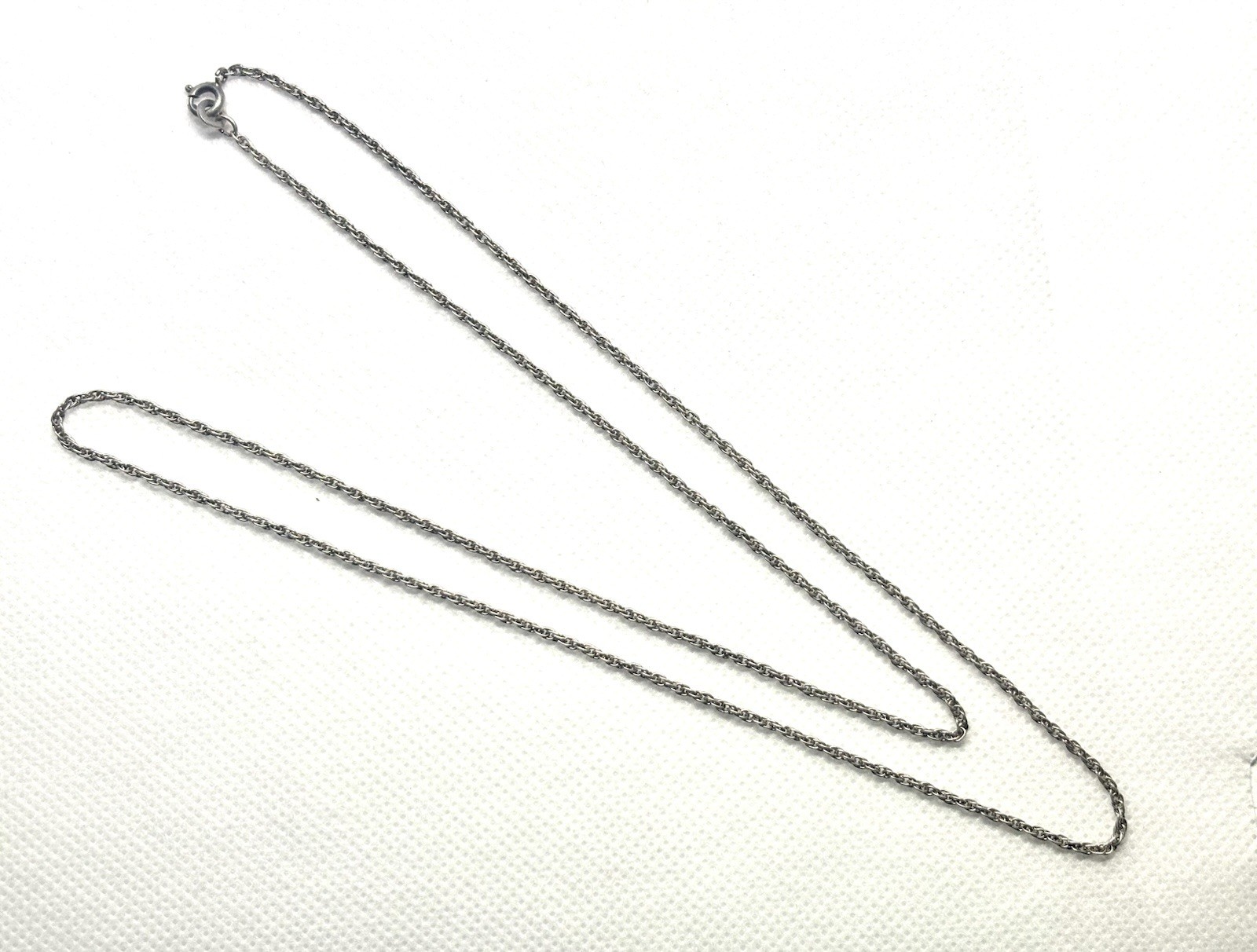 K61 FBM Germany 835 Silver Twisted Rope Chain Necklace 23”x2.5mm F.Binder (925)
