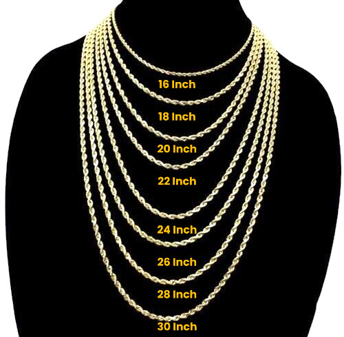 14K Yellow Gold SOLID Miami Cuban Necklace Bracelet Chain Gold 2mm-16mm 7″-30″