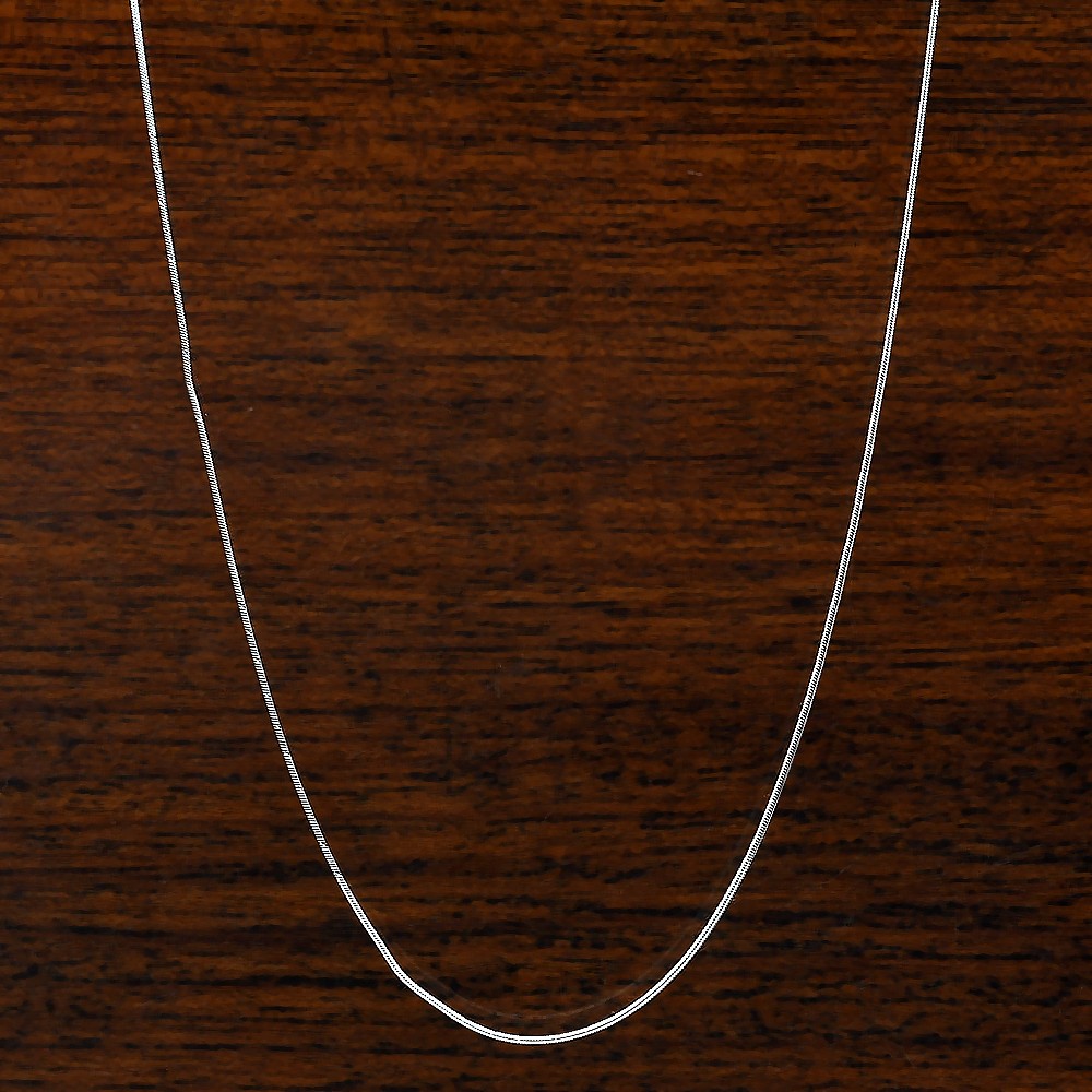 20″ Unisex 925 Sterling Silver Snake Chain – Stylish, High Shine Jewelry DGC1028