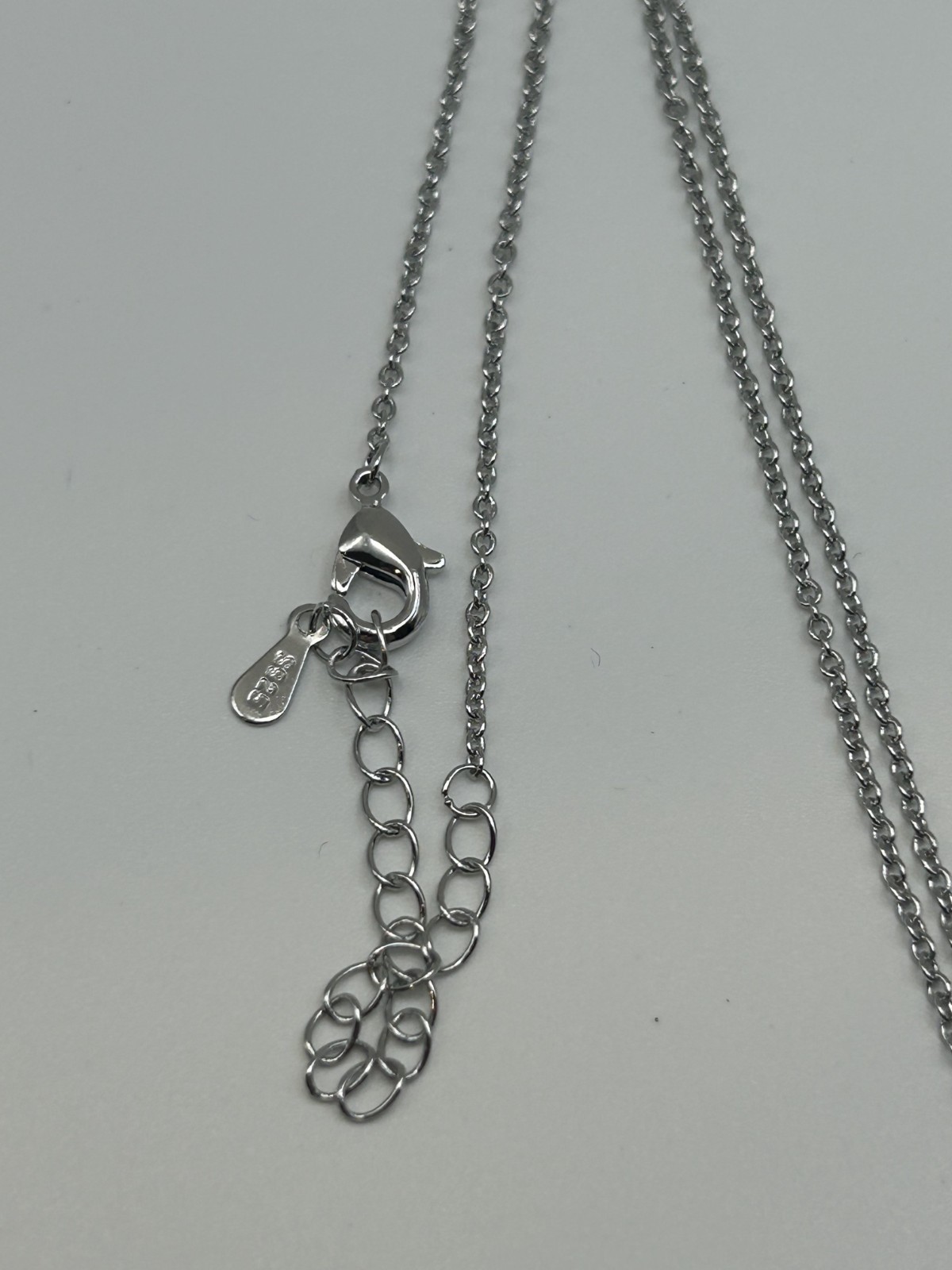 Brand New VVS1 Moissanite Cross Necklace 925 Silver 0.625 ct Passes Diamnd Test