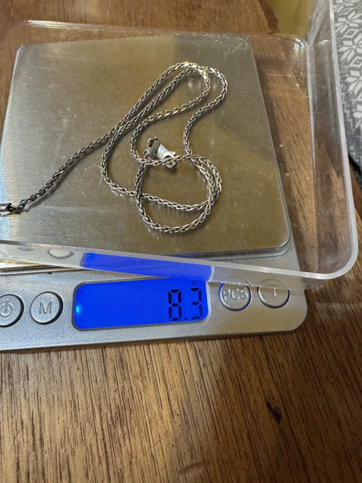 Unique 18” Sterling Silver 925 Italy Braided Rope 2mm Necklace Chain~8 Grams