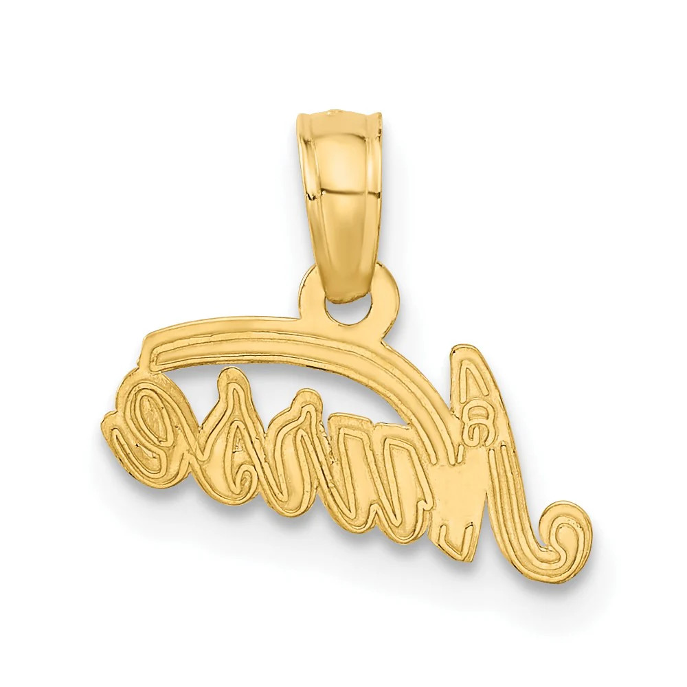 10K / 14K Yellow Gold Nurse Pendant