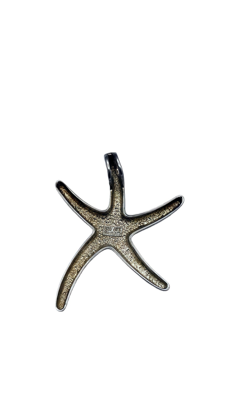 Sterling Silver 925 Large Starfish Sea Star Pendant Beach Ocean Sea Life ATI