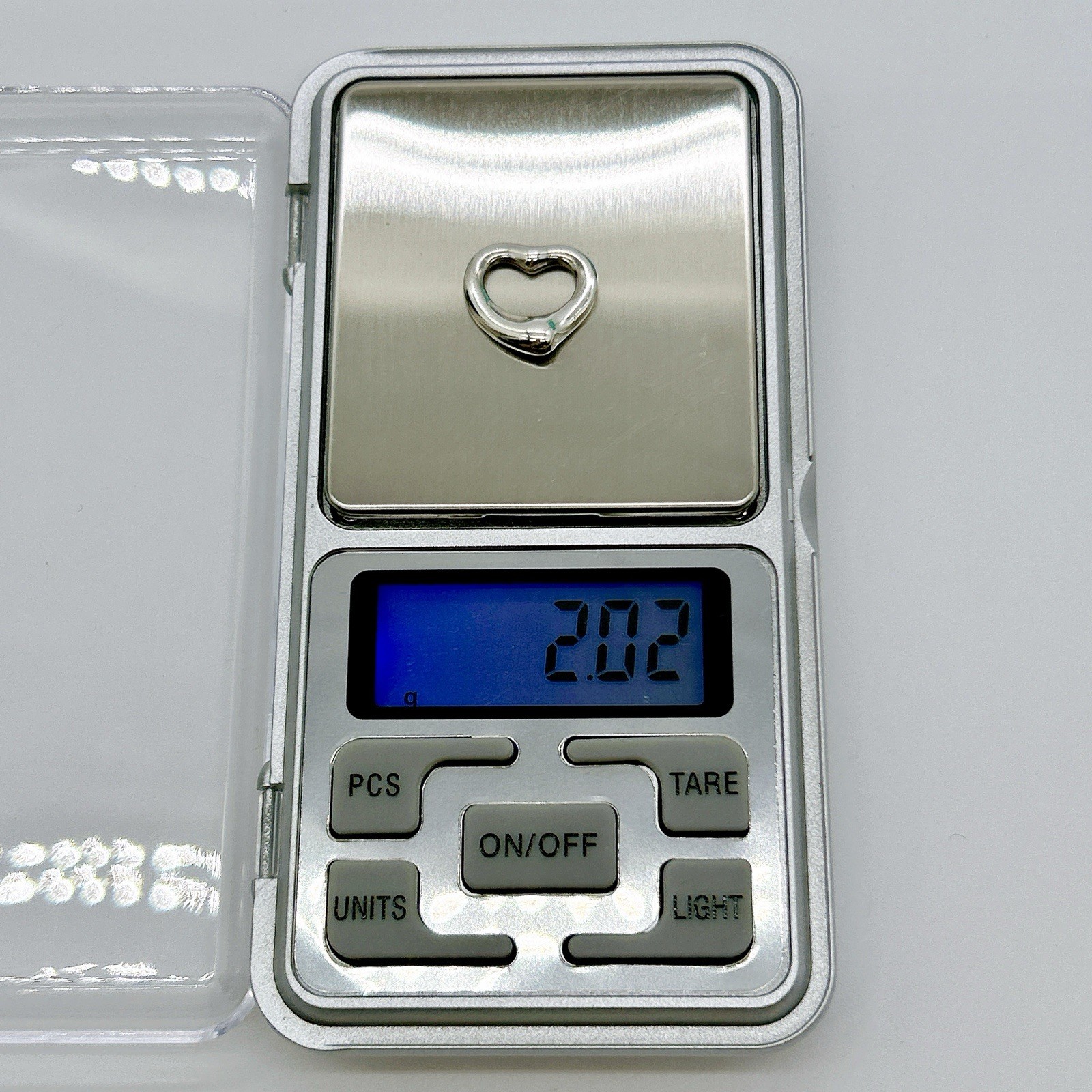 Tiffany & Co. Open Heart Elsa Peretti 16mm Charm Only Pendant Top Silver 925 W/P
