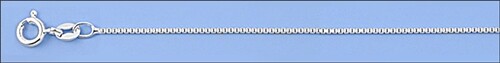 Sterling Silver 1 mm Box Chain Necklace 16″ -24″ – Free Gift Packaging