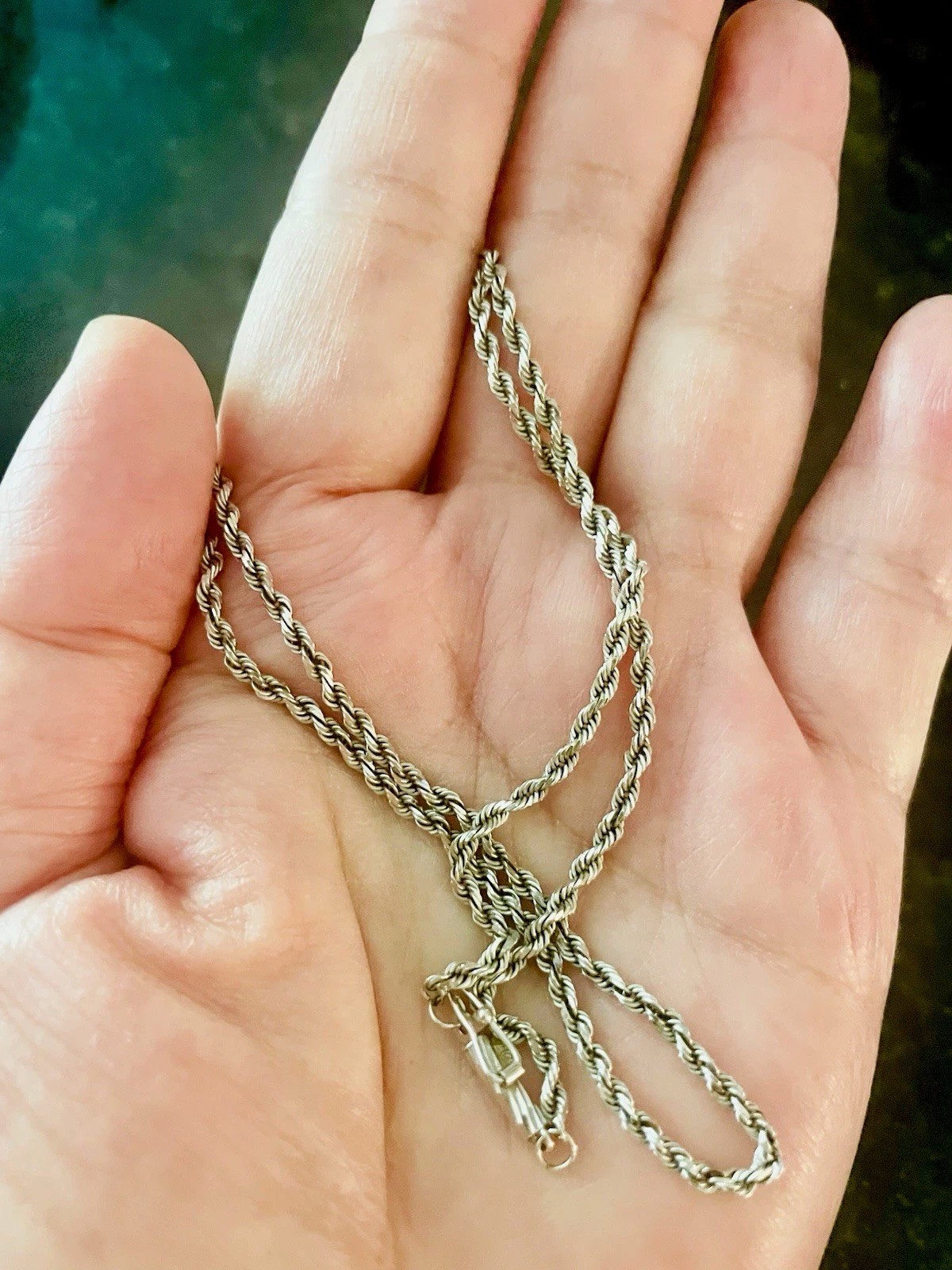Excellent Michael Anthony 18”L 3mm Solid 14K White Gold Chain Necklace 6.45Grams