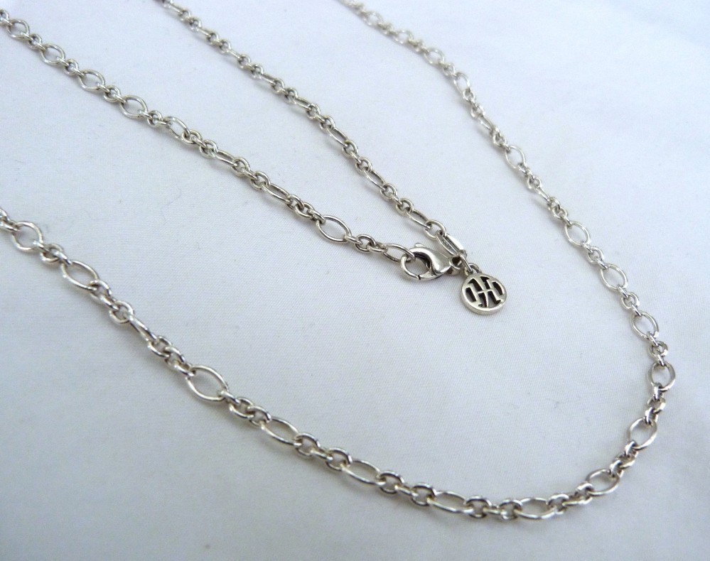 JOHN HARDY STERLING SILVER 4MM CLASSIC CHAIN COLLECTION CABLE LINK NECKLACE ~36″